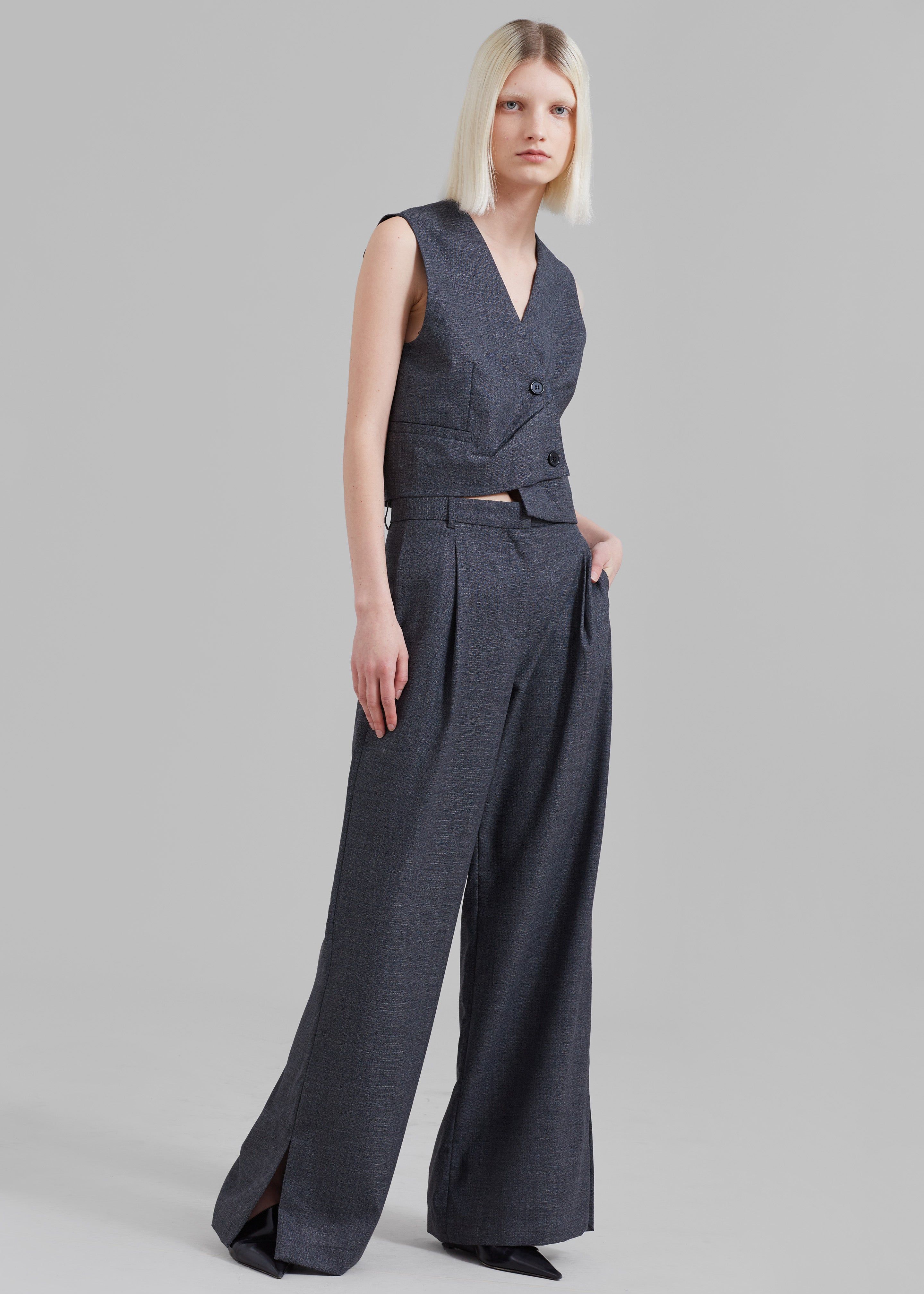 The Garment Windsor Vest - Grey Melange sold by Frankie Shop product image thumbnail 4