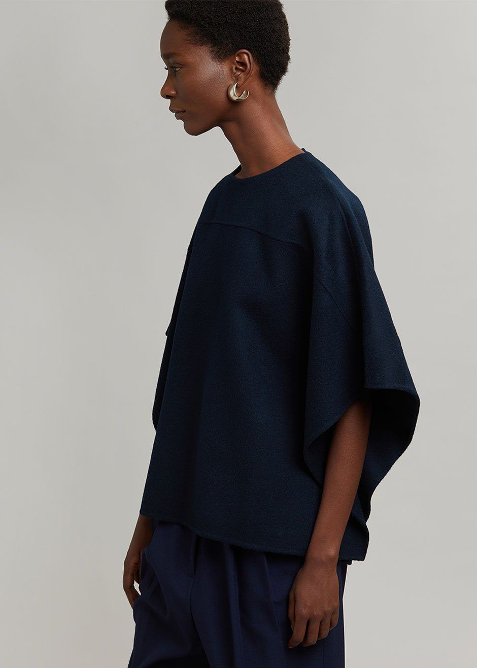 Charlie Short Cape - Deep Navy sold by Frankie Shop product image thumbnail 2