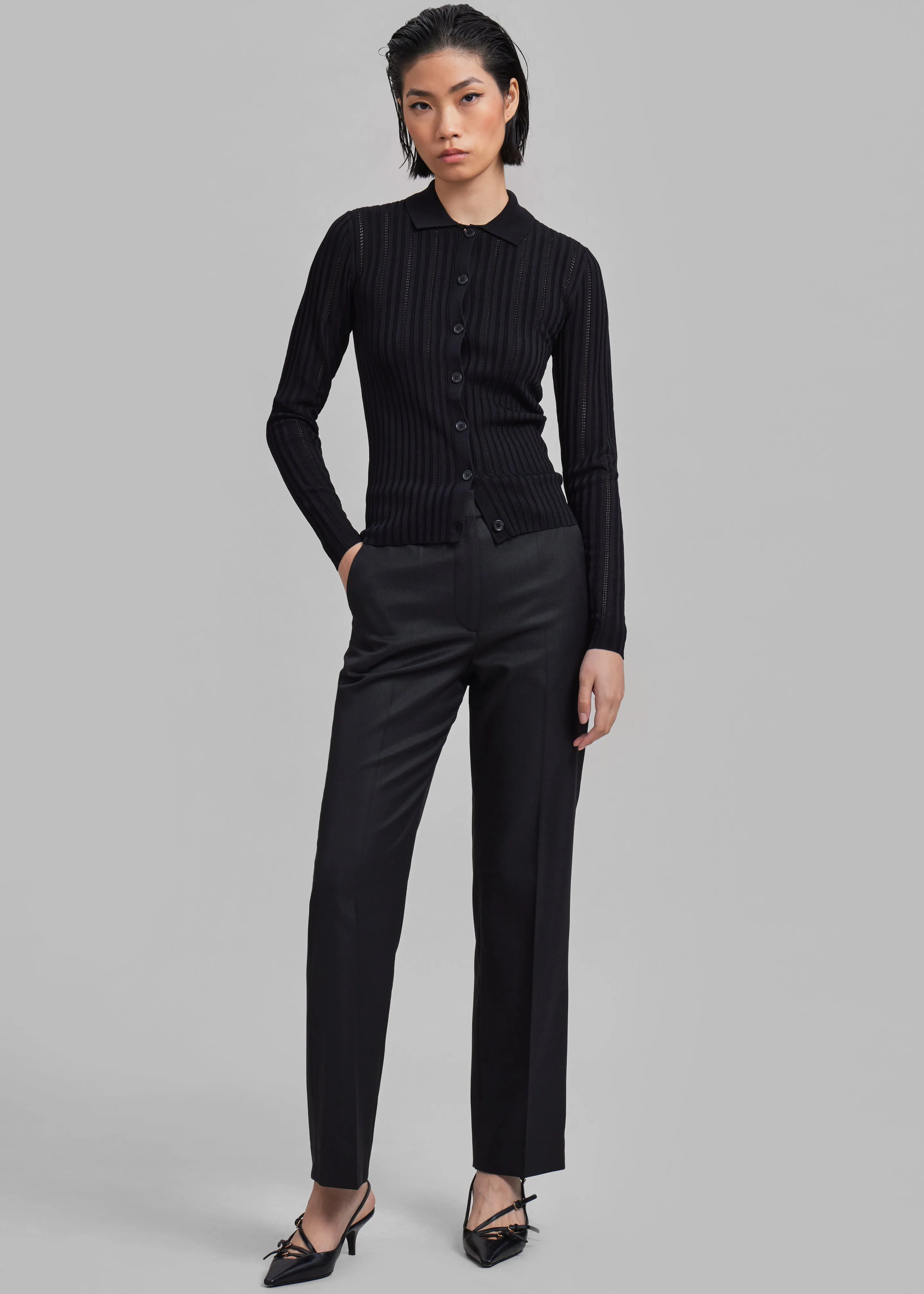 Samsøe Samsøe Lea Cardigan - Black sold by Frankie Shop product image thumbnail 2