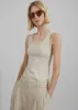 Kim Tank Top - Beige sold by Frankie Shop
