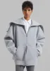 Denton Oversized Hoodie - Grey sold by Frankie Shop
