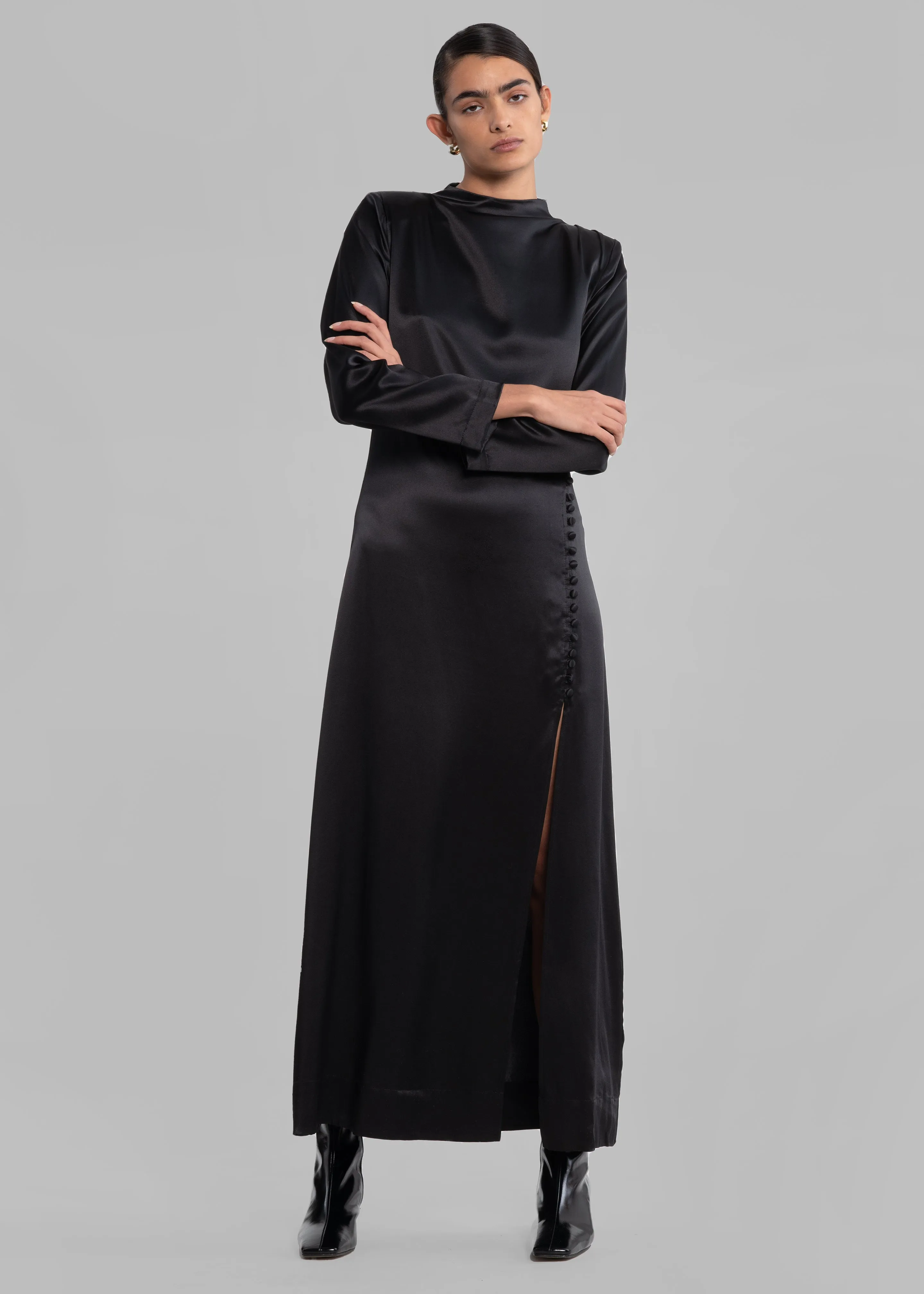 Envelope 1976 Campania Dress - Black sold by Frankie Shop product image thumbnail 4