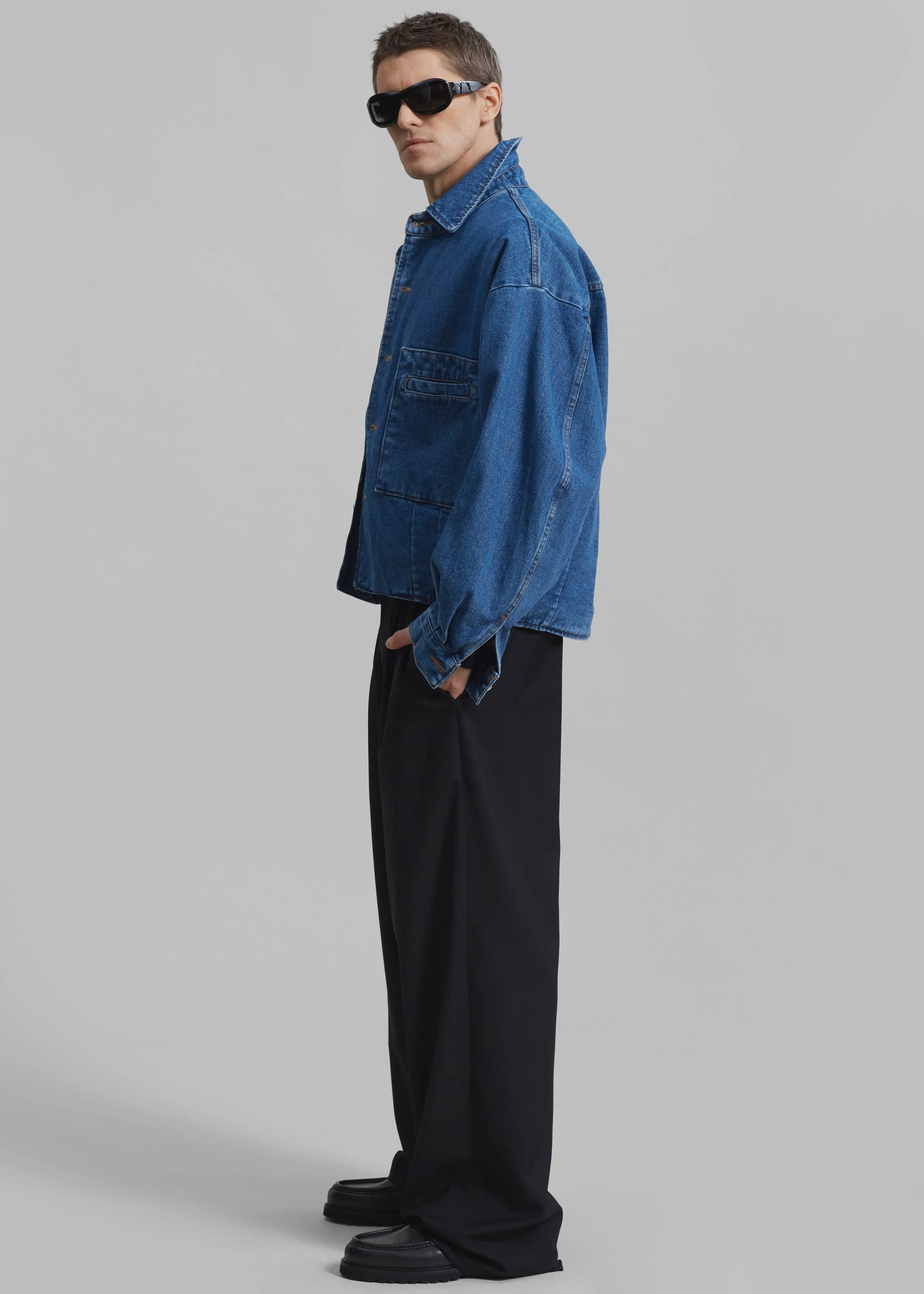 Miller Denim Jacket - Blue sold by Frankie Shop product image thumbnail 5