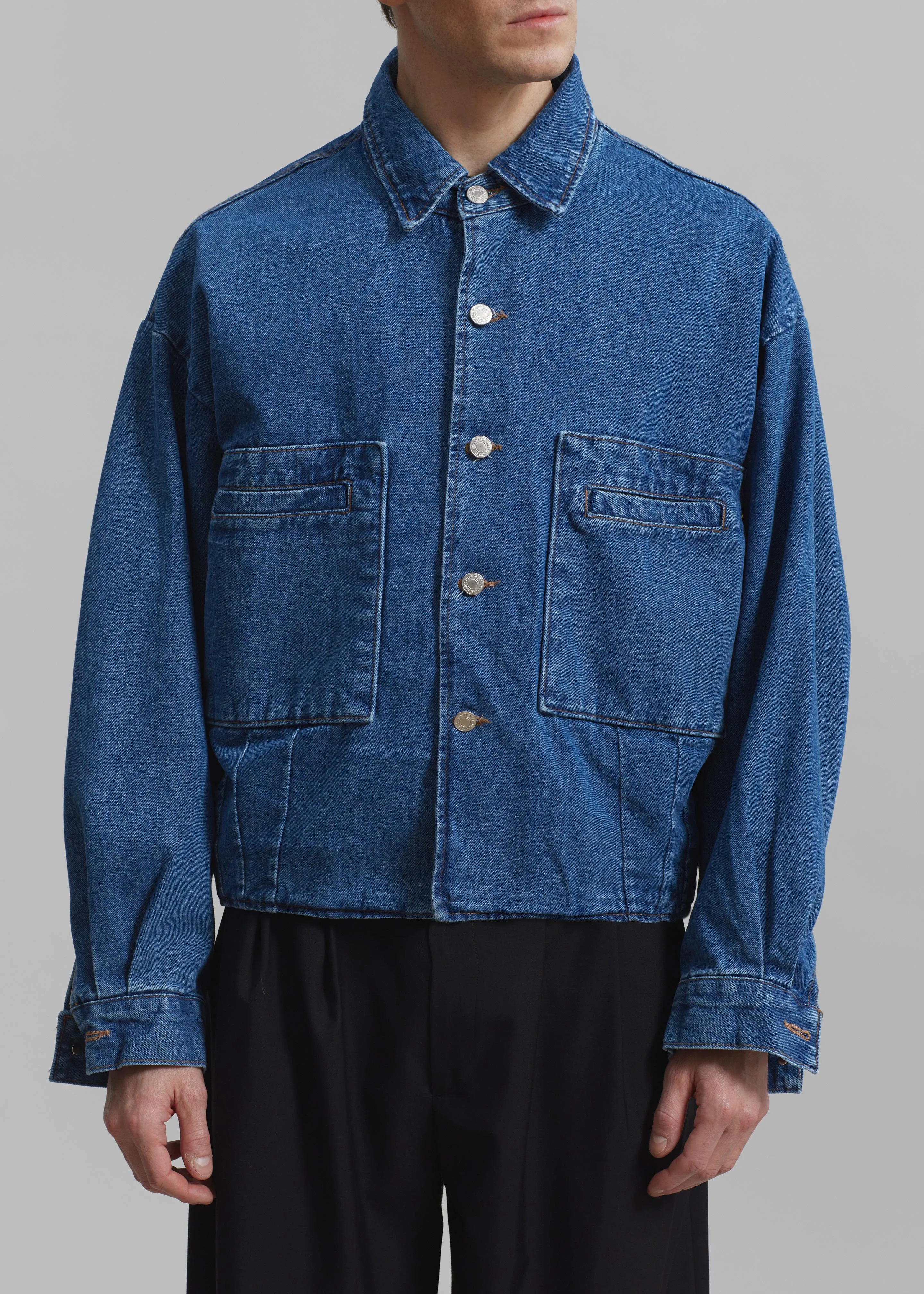 Miller Denim Jacket - Blue sold by Frankie Shop product image thumbnail 4