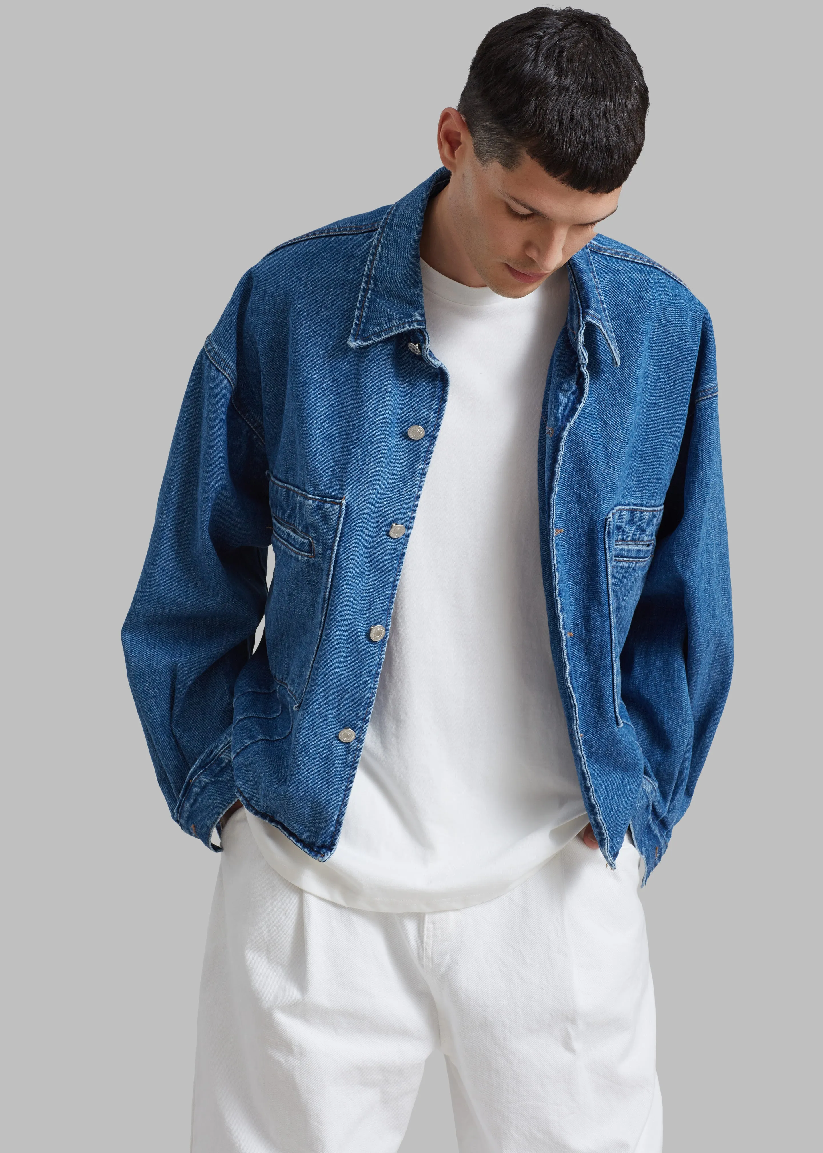 Miller Denim Jacket - Blue sold by Frankie Shop