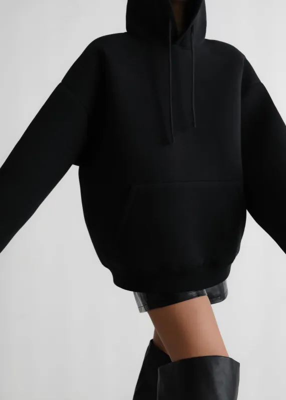 Easton Oversized Hoodie - Black sold by Frankie Shop