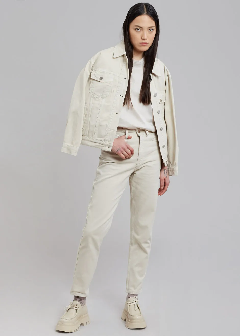 Gestuz Dena HW Mom Twill Jeans - Moonbeam sold by Frankie Shop product image thumbnail 5