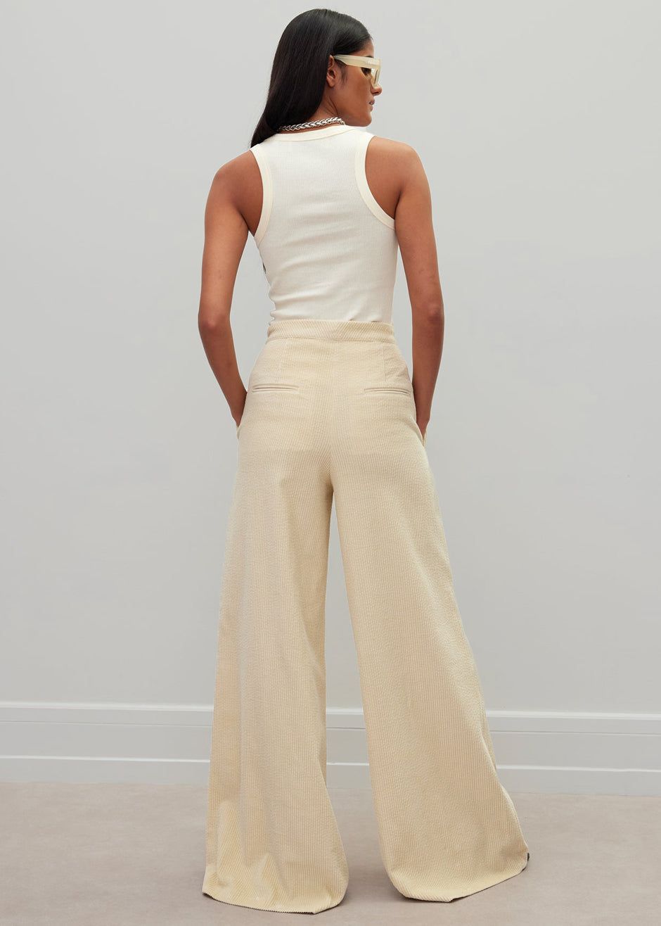 Róhe Livia Trousers - Ivory sold by Frankie Shop product image thumbnail 5