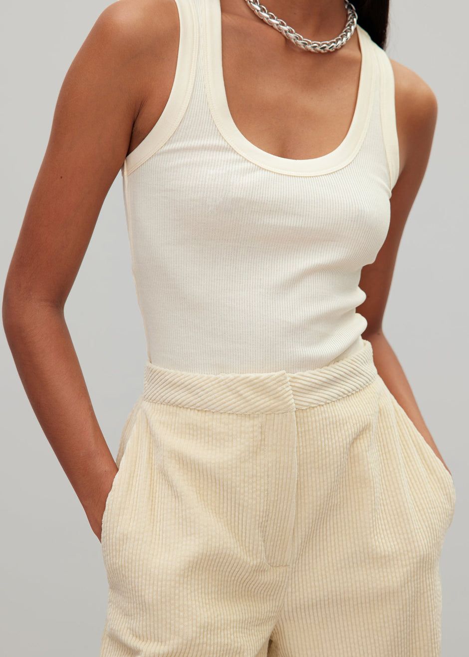 Róhe Livia Trousers - Ivory sold by Frankie Shop product image thumbnail 2