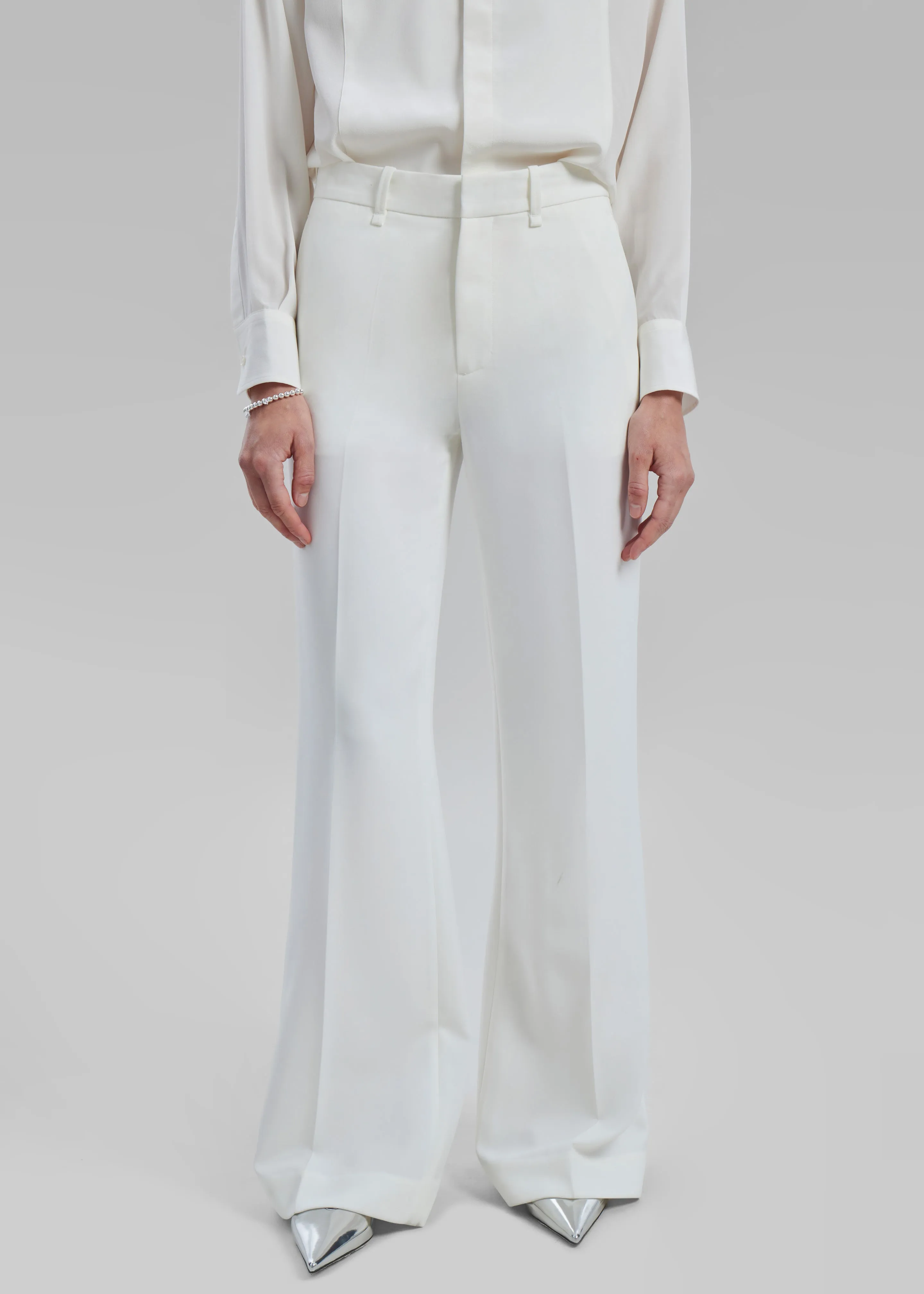 Katie Flared Pants - Ivory sold by Frankie Shop product image thumbnail 5