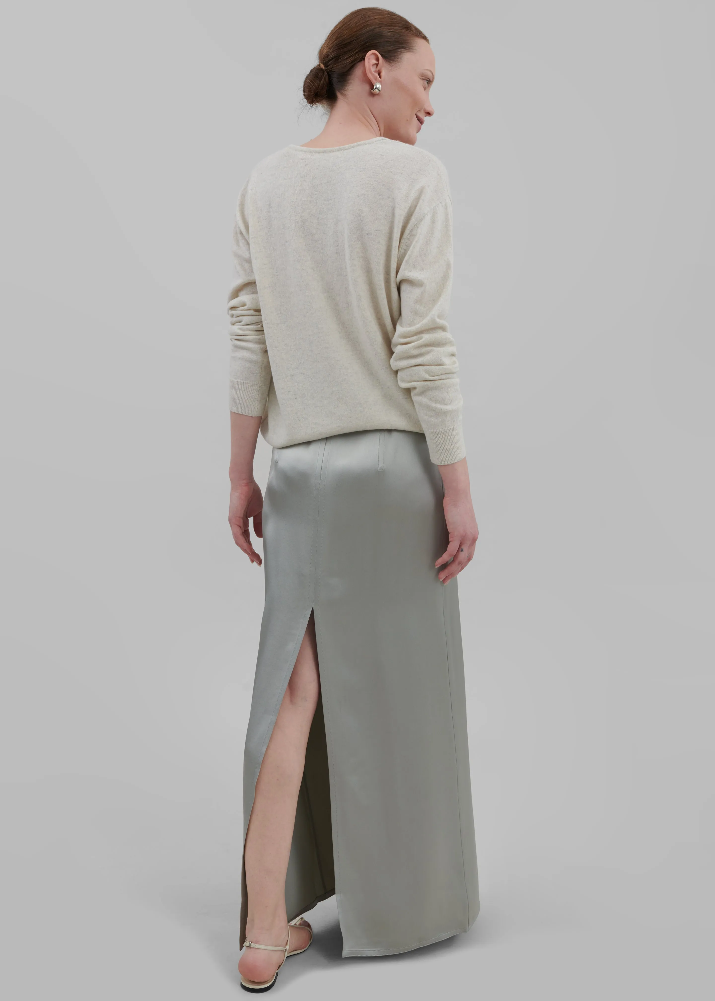 Bevza Ankle Length Skirt - Steel Grey sold by Frankie Shop product image thumbnail 4