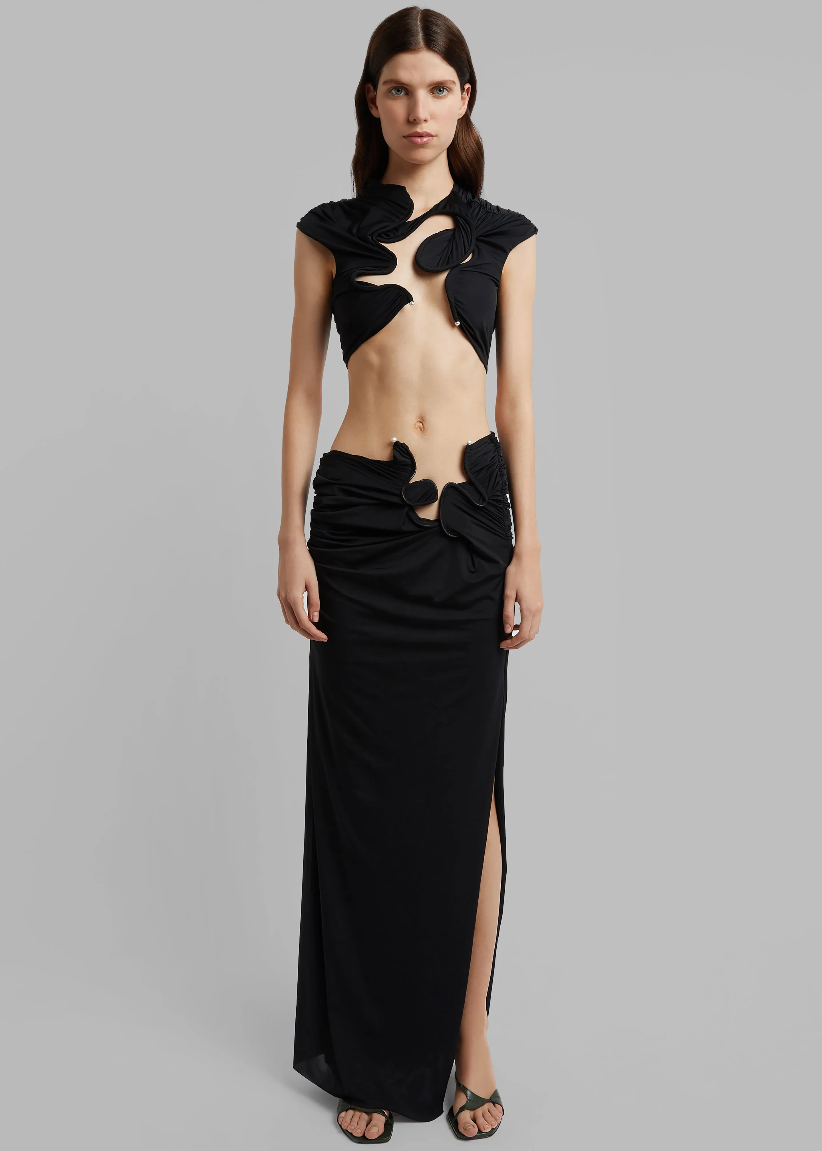 Christopher Esber Venus Crop Top - Black sold by Frankie Shop product image thumbnail 5