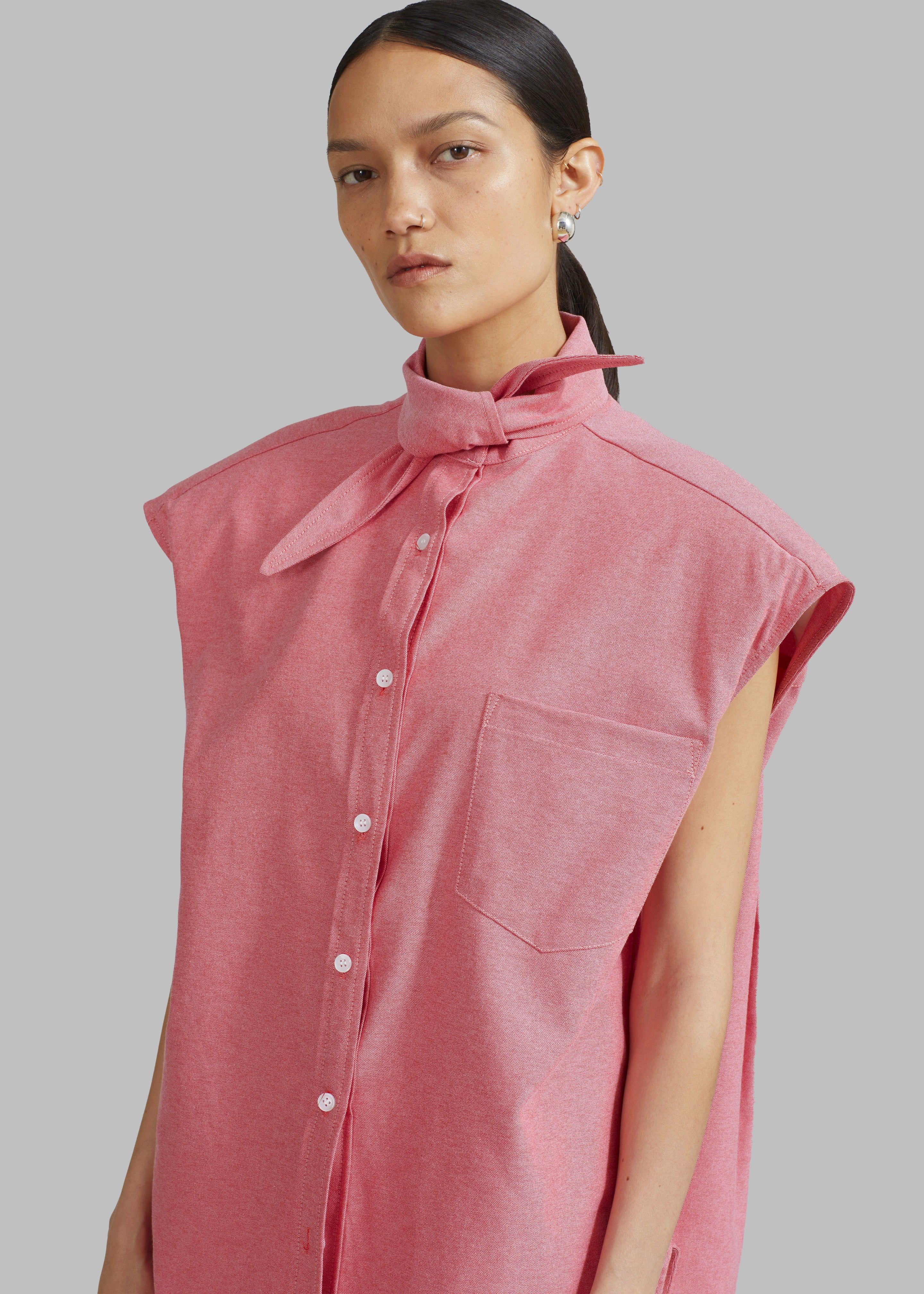 Aiden Long Collar Shirt - Rose sold by Frankie Shop product image thumbnail 2