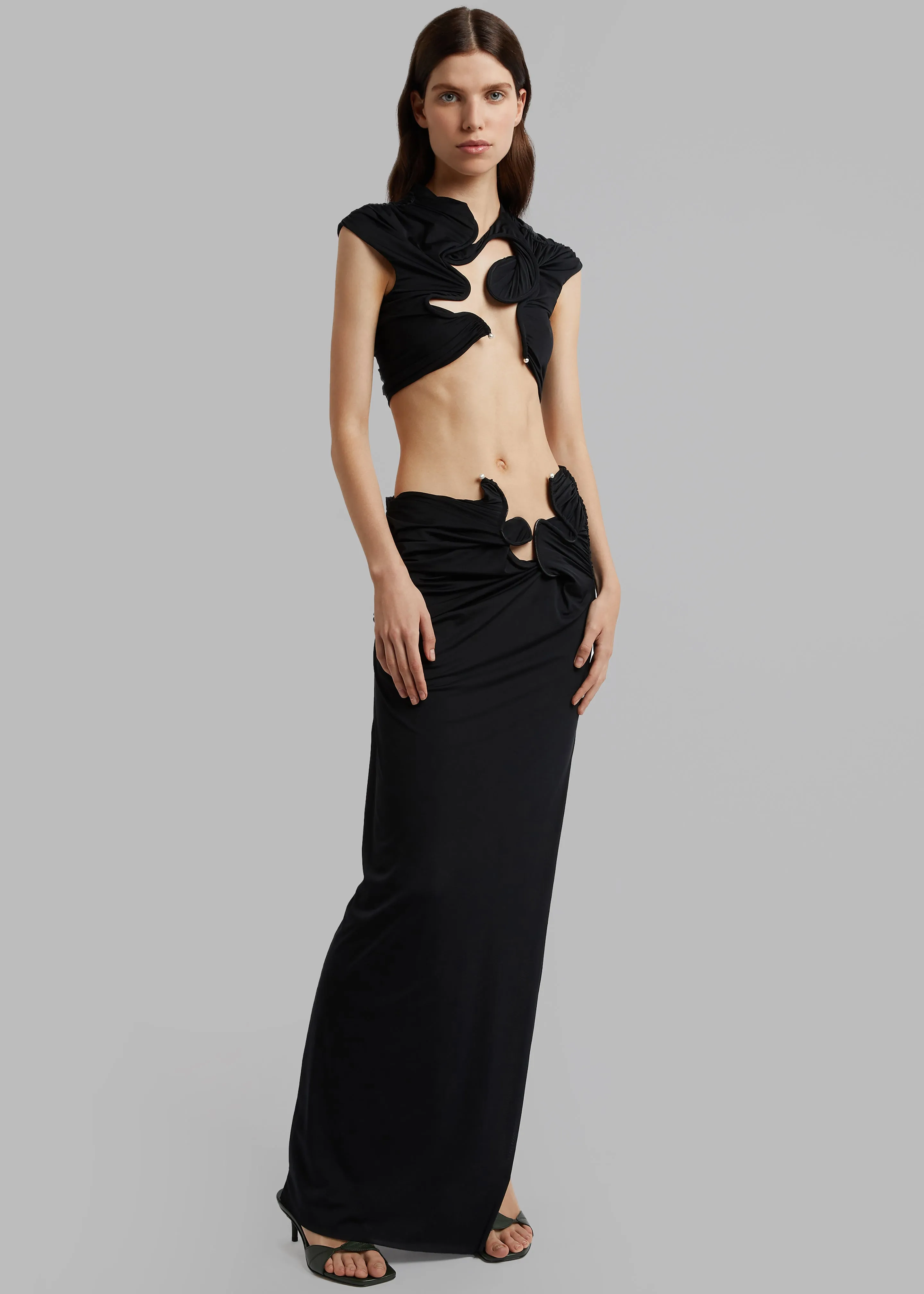 Christopher Esber Venus Crop Top - Black sold by Frankie Shop product image thumbnail 4
