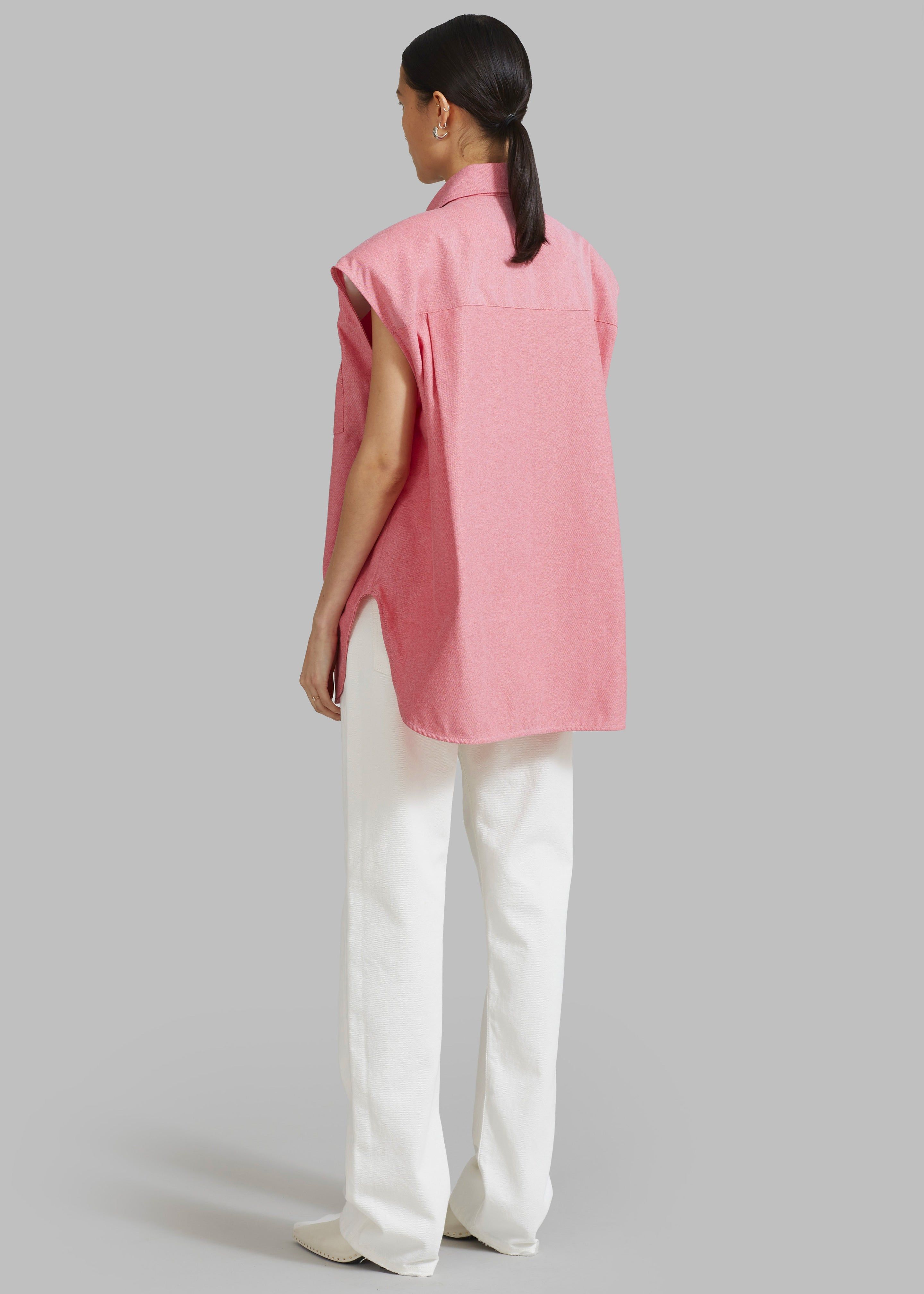Aiden Long Collar Shirt - Rose sold by Frankie Shop product image thumbnail 8
