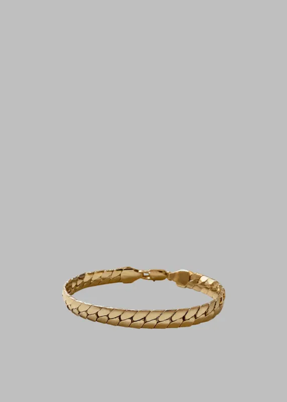 Laura Lombardi Piatta Bracelet - Gold sold by Frankie Shop