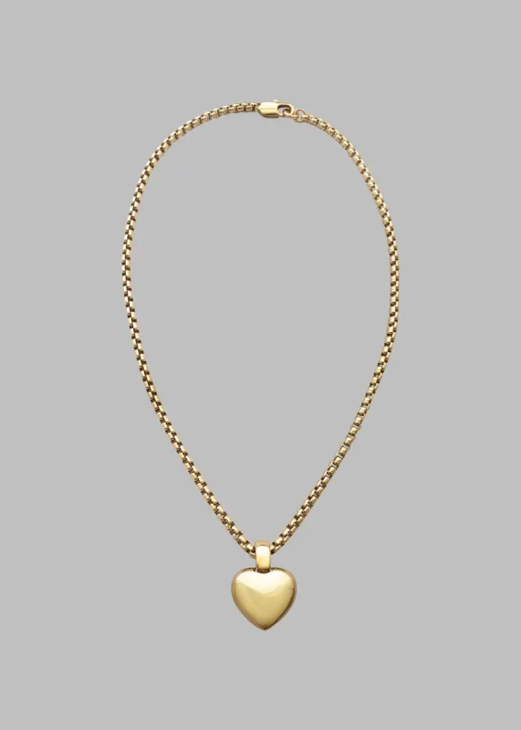 Laura Lombardi Chiara Pendant - Brass made by Frankie Shop