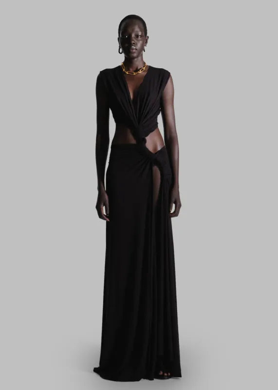 triple loop knit dress Designer Closet Hire | Sid Neigum Triple Loop Fuschia Dress, available in  two colours! Book Now! . . #dch