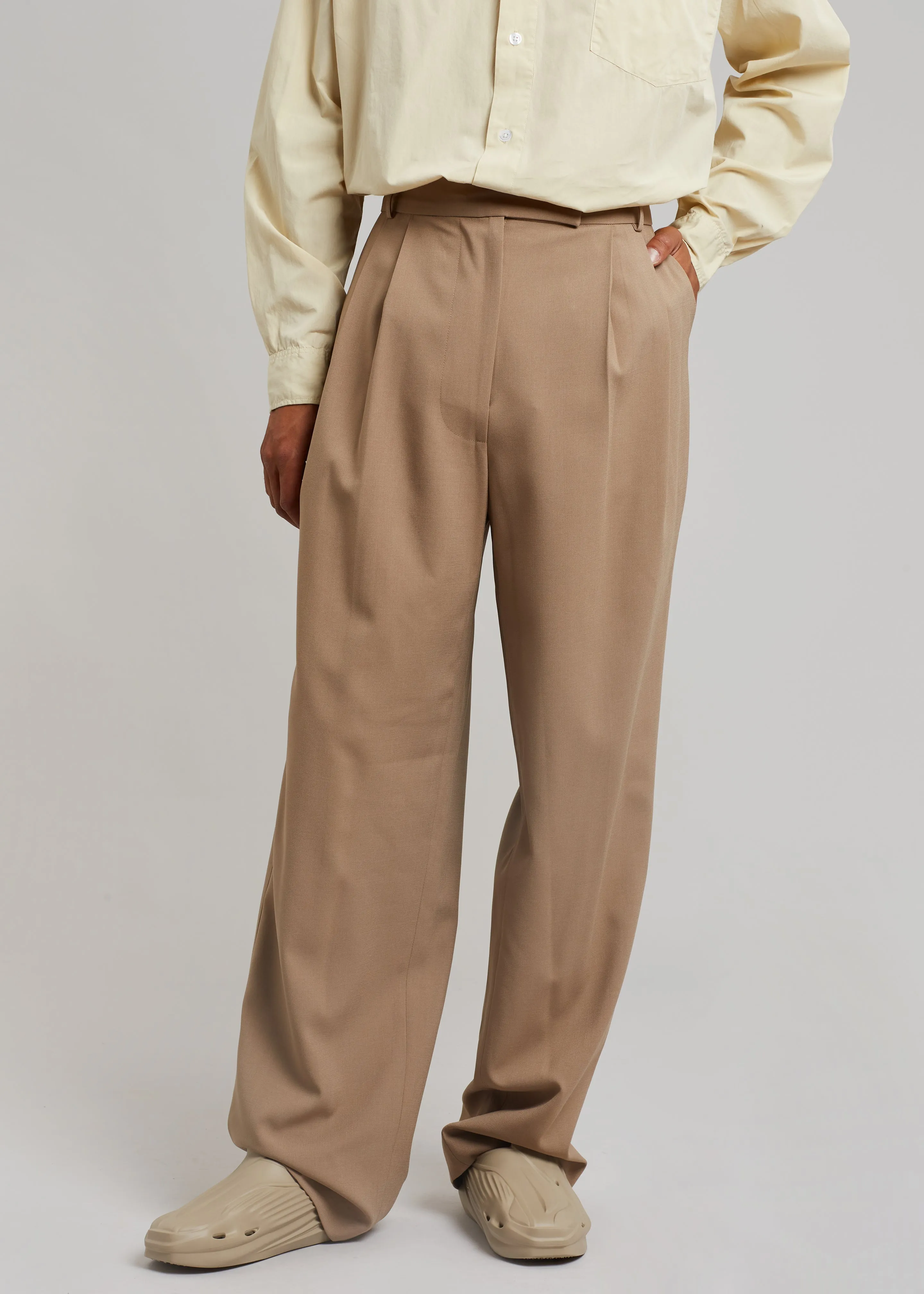 Beo Suit Pants - Latte sold by Frankie Shop product image thumbnail 2