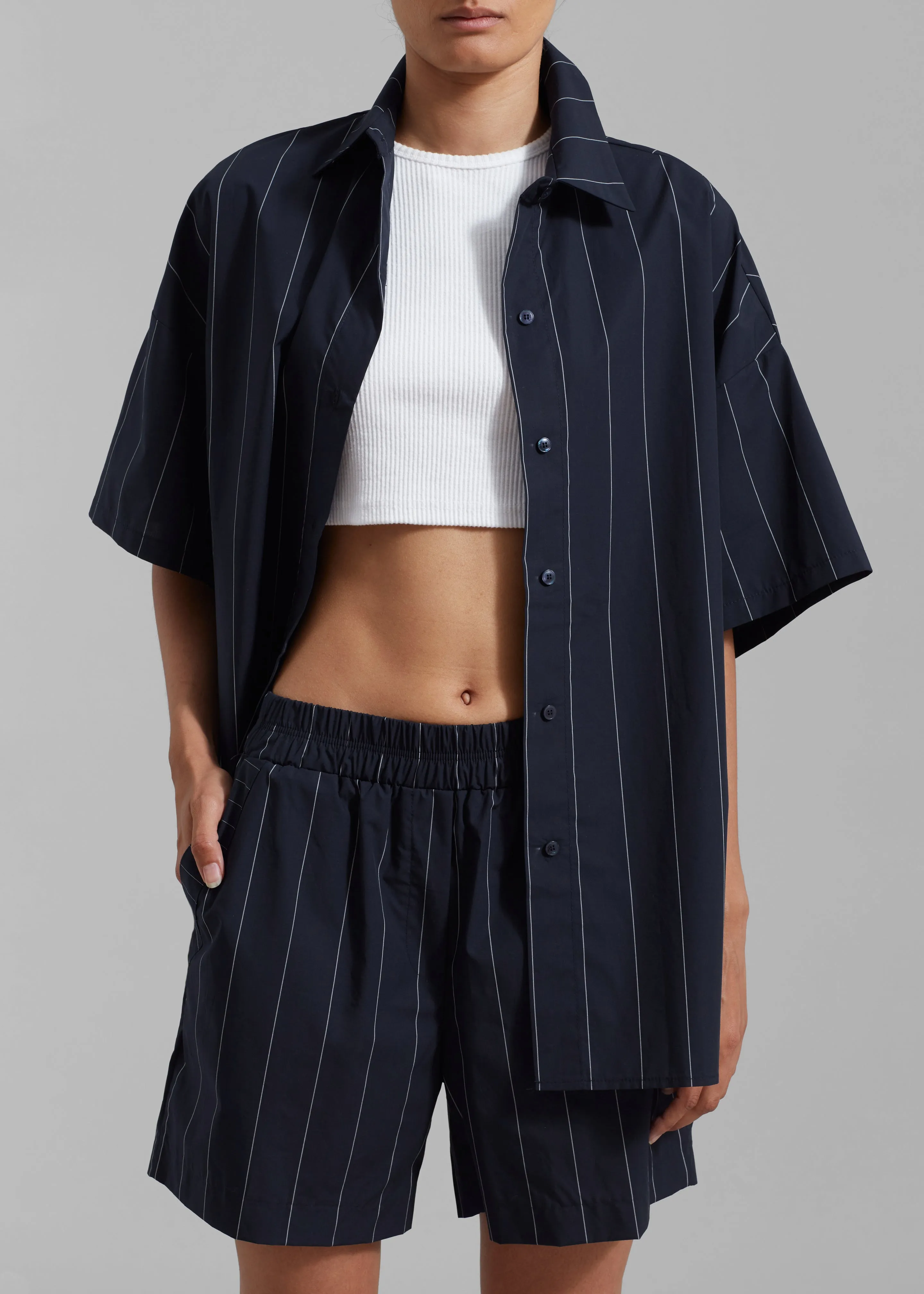 Finn Boxer Shorts - White Stripe sold by Frankie Shop product image thumbnail 2