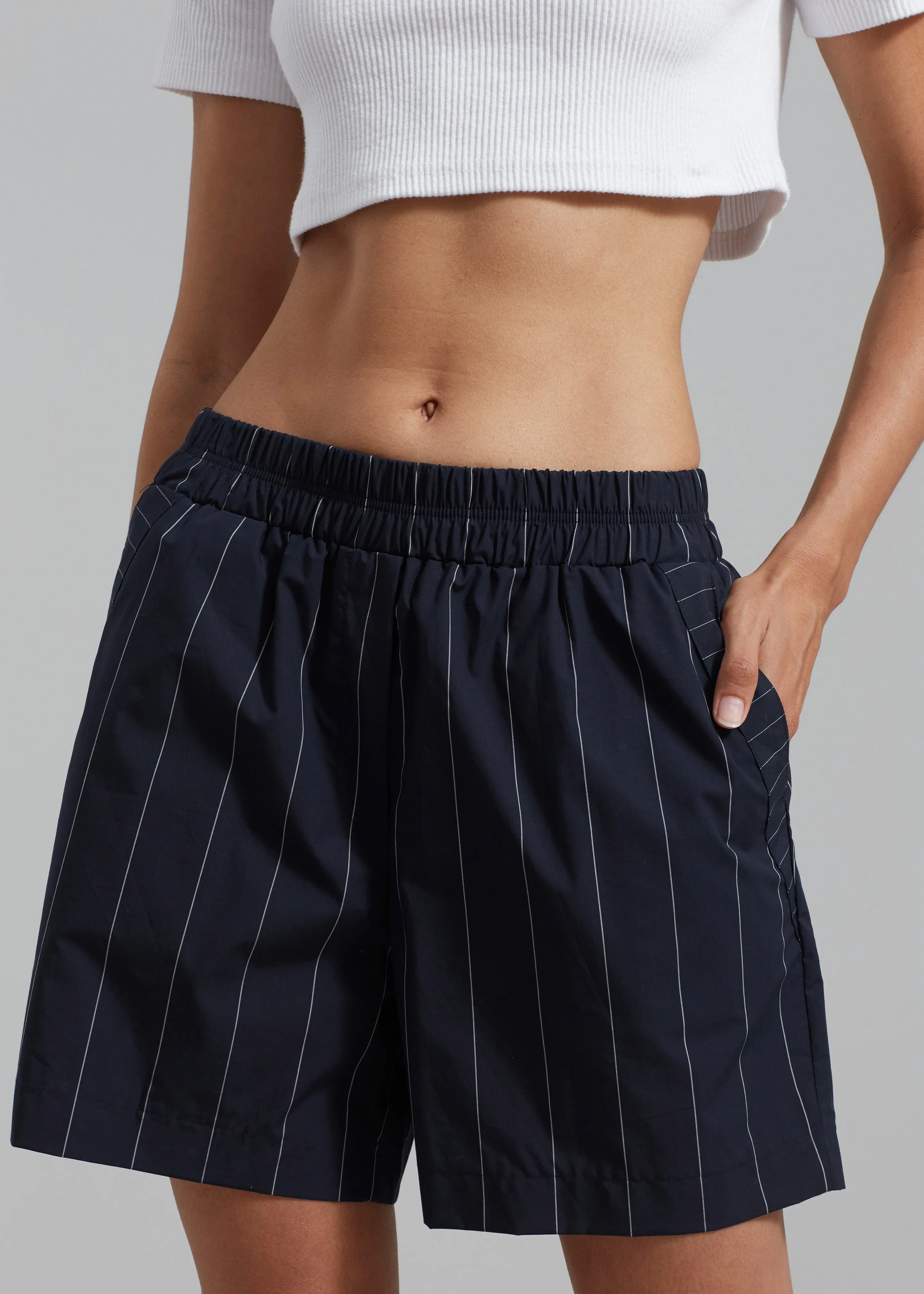 Finn Boxer Shorts - White Stripe sold by Frankie Shop product image thumbnail 5