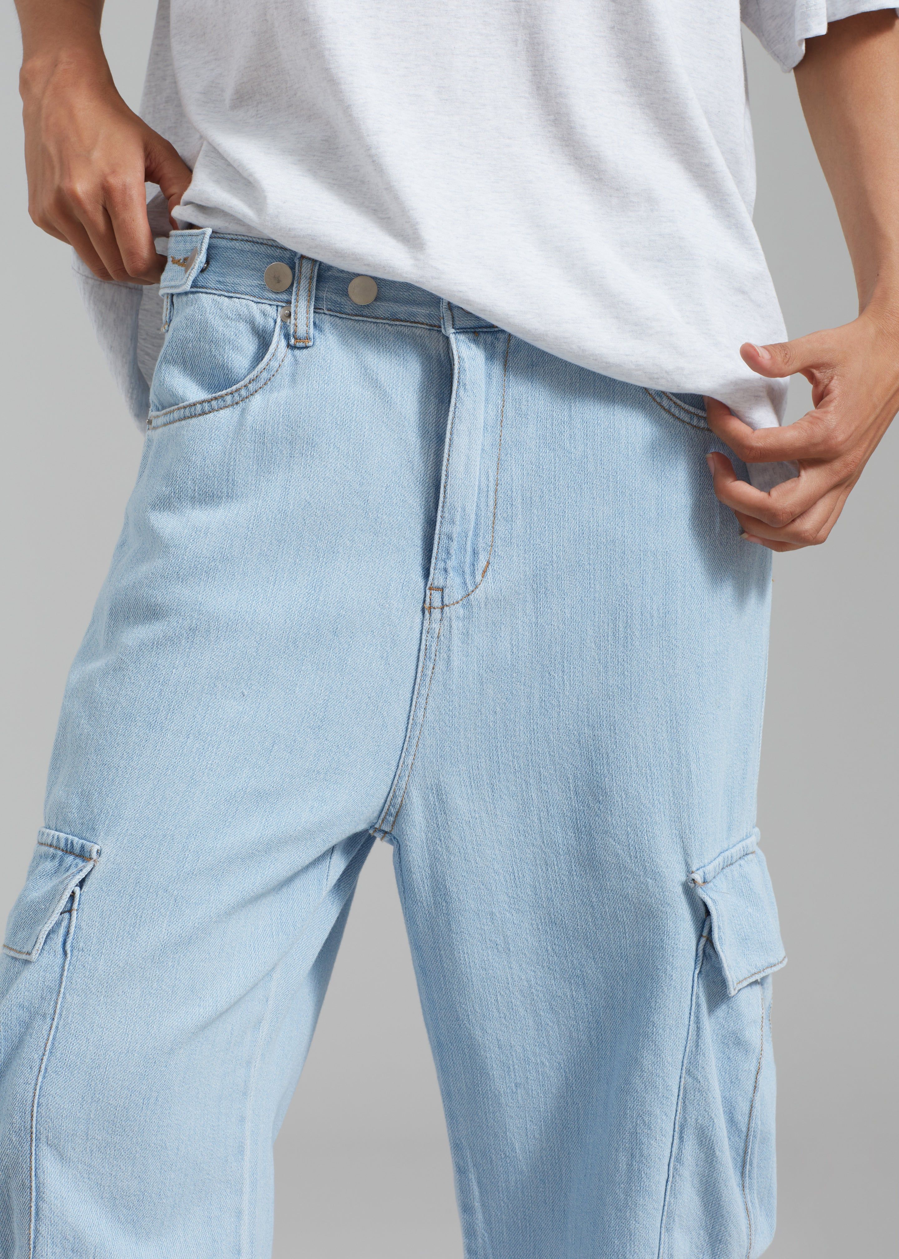 Tatum Cargo Jeans - Light Wash sold by Frankie Shop product image thumbnail 9