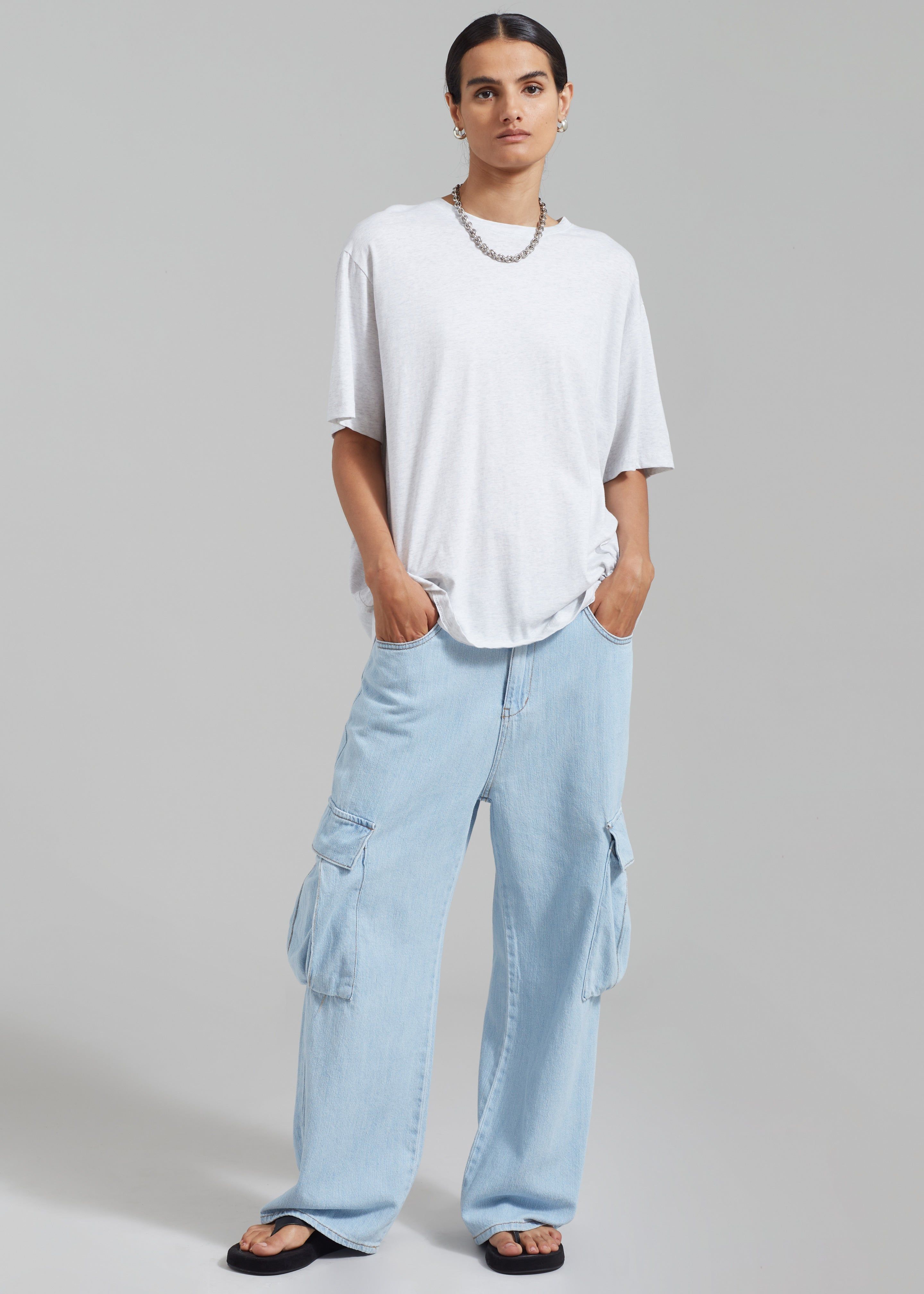 Tatum Cargo Jeans - Light Wash sold by Frankie Shop product image thumbnail 6