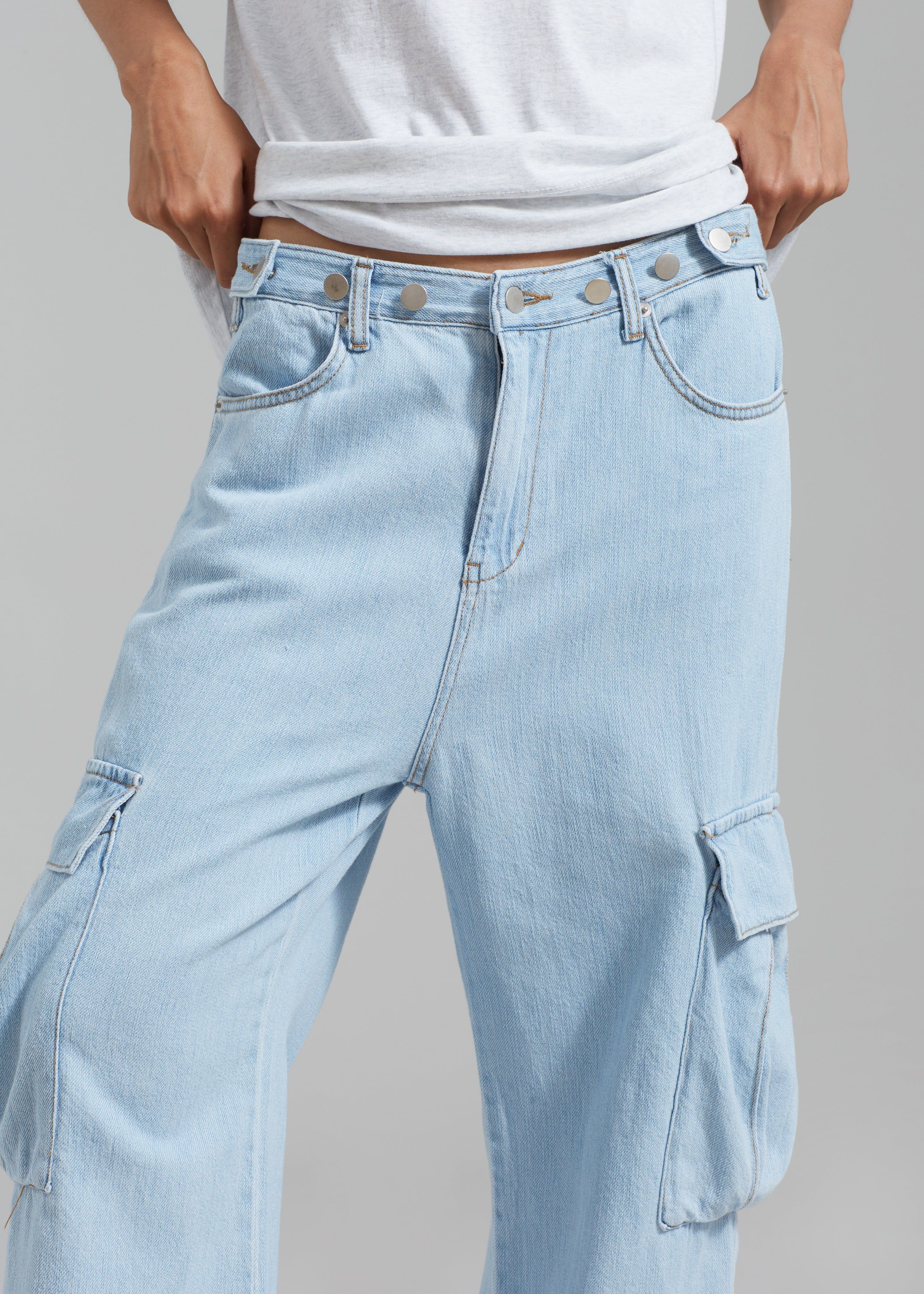 Tatum Cargo Jeans - Light Wash sold by Frankie Shop product image thumbnail 4