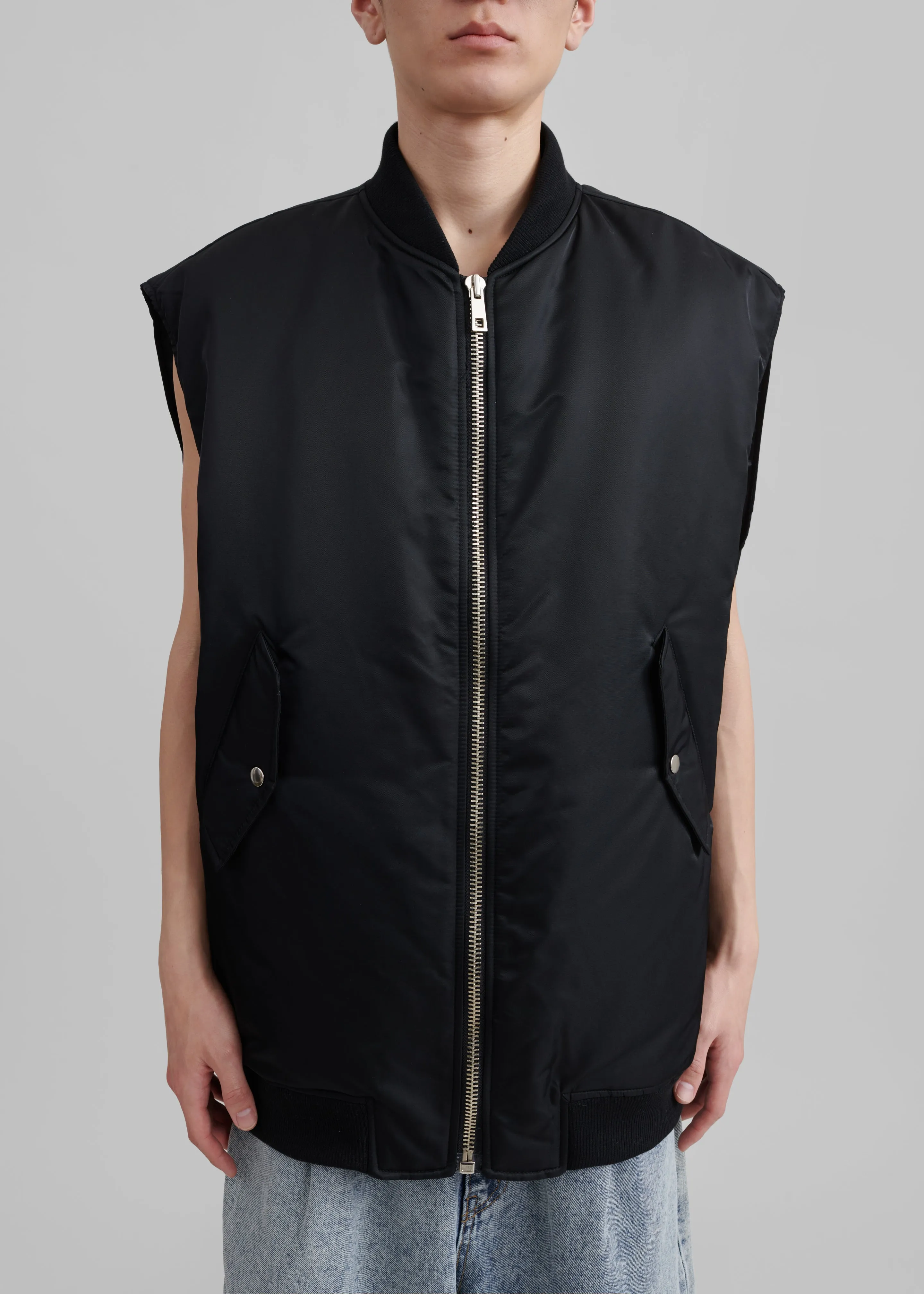Astra Sleeveless Jacket - Black sold by Frankie Shop product image thumbnail 4