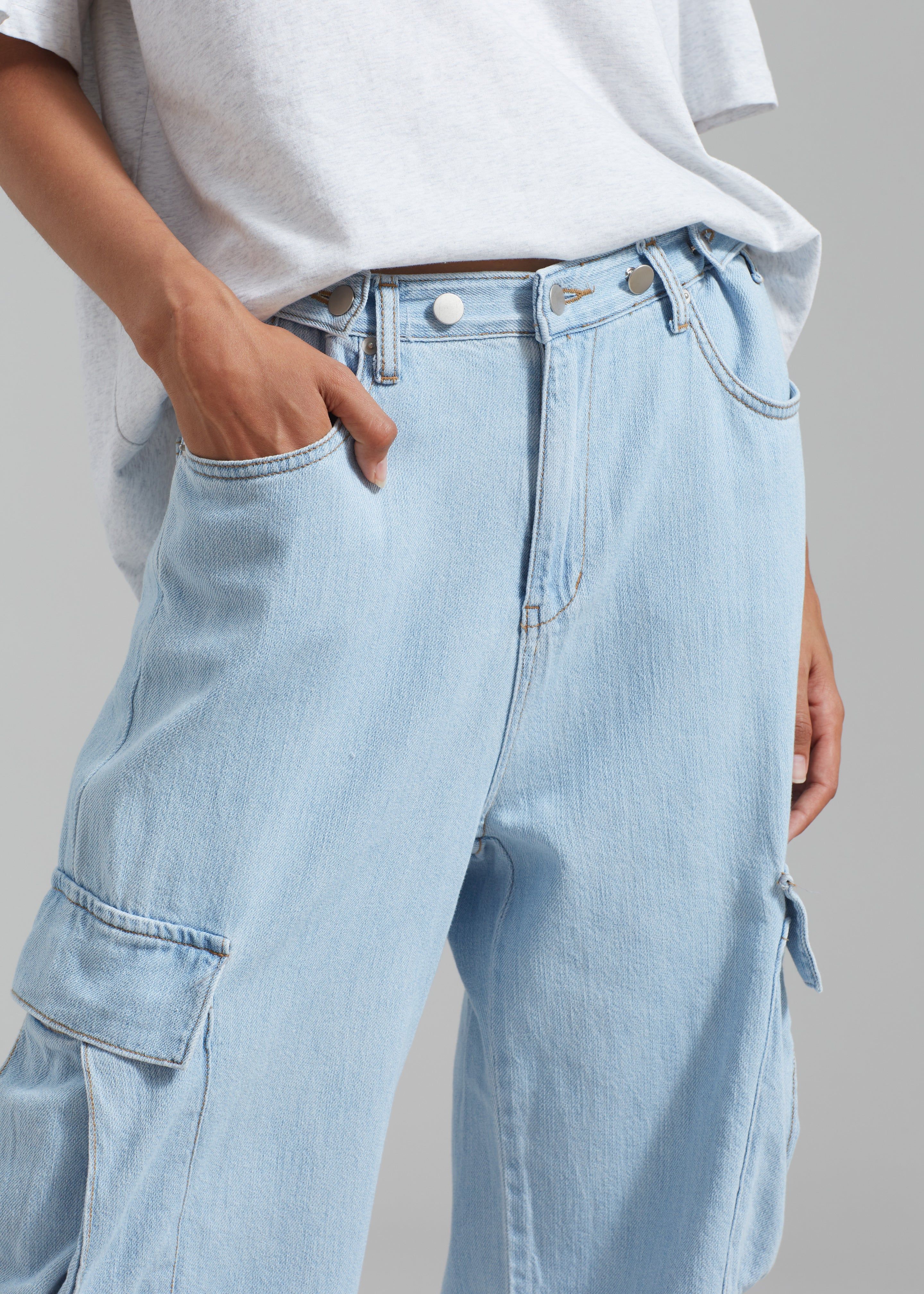 Tatum Cargo Jeans - Light Wash sold by Frankie Shop product image thumbnail 7