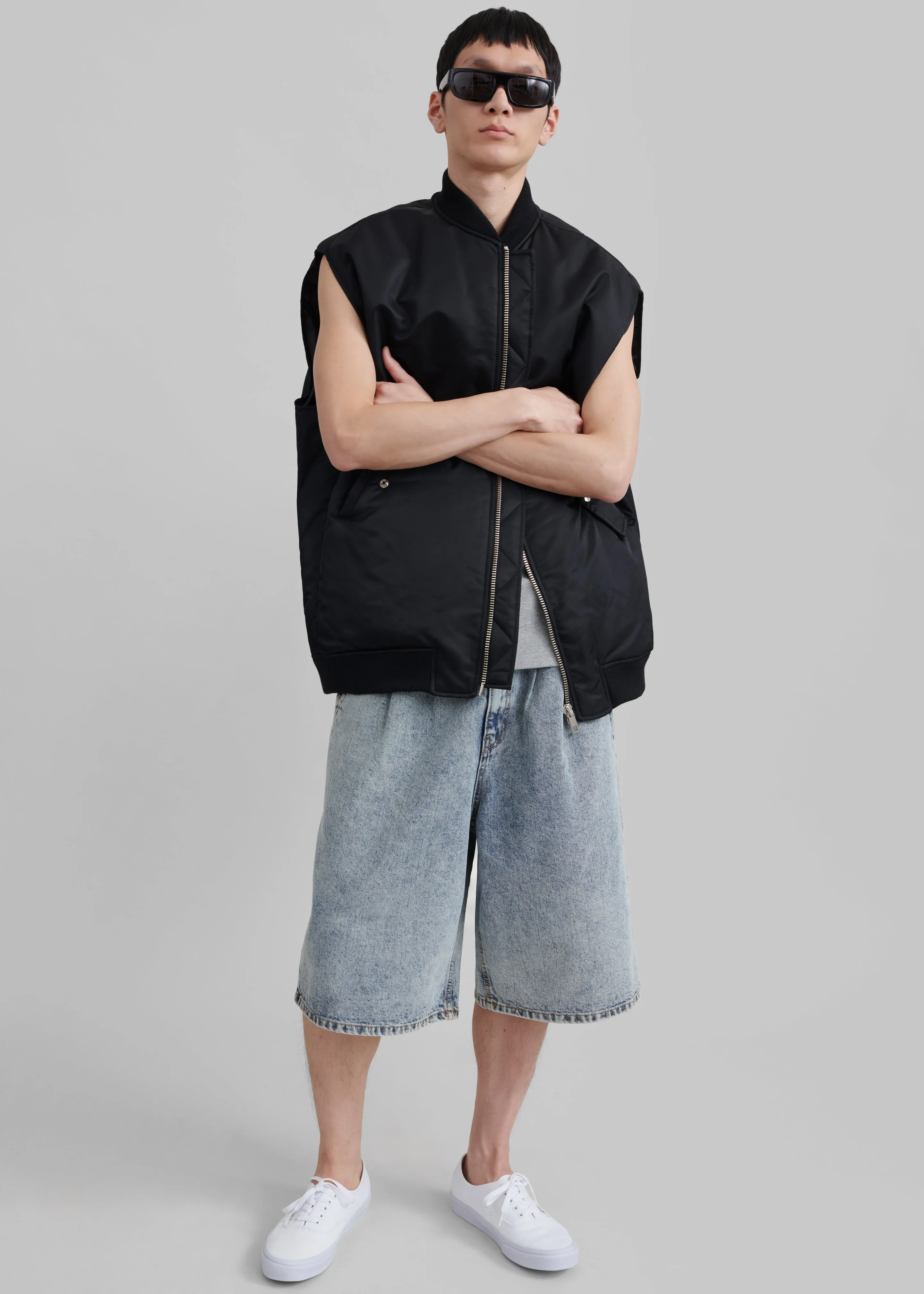 Astra Sleeveless Jacket - Black sold by Frankie Shop product image thumbnail 5