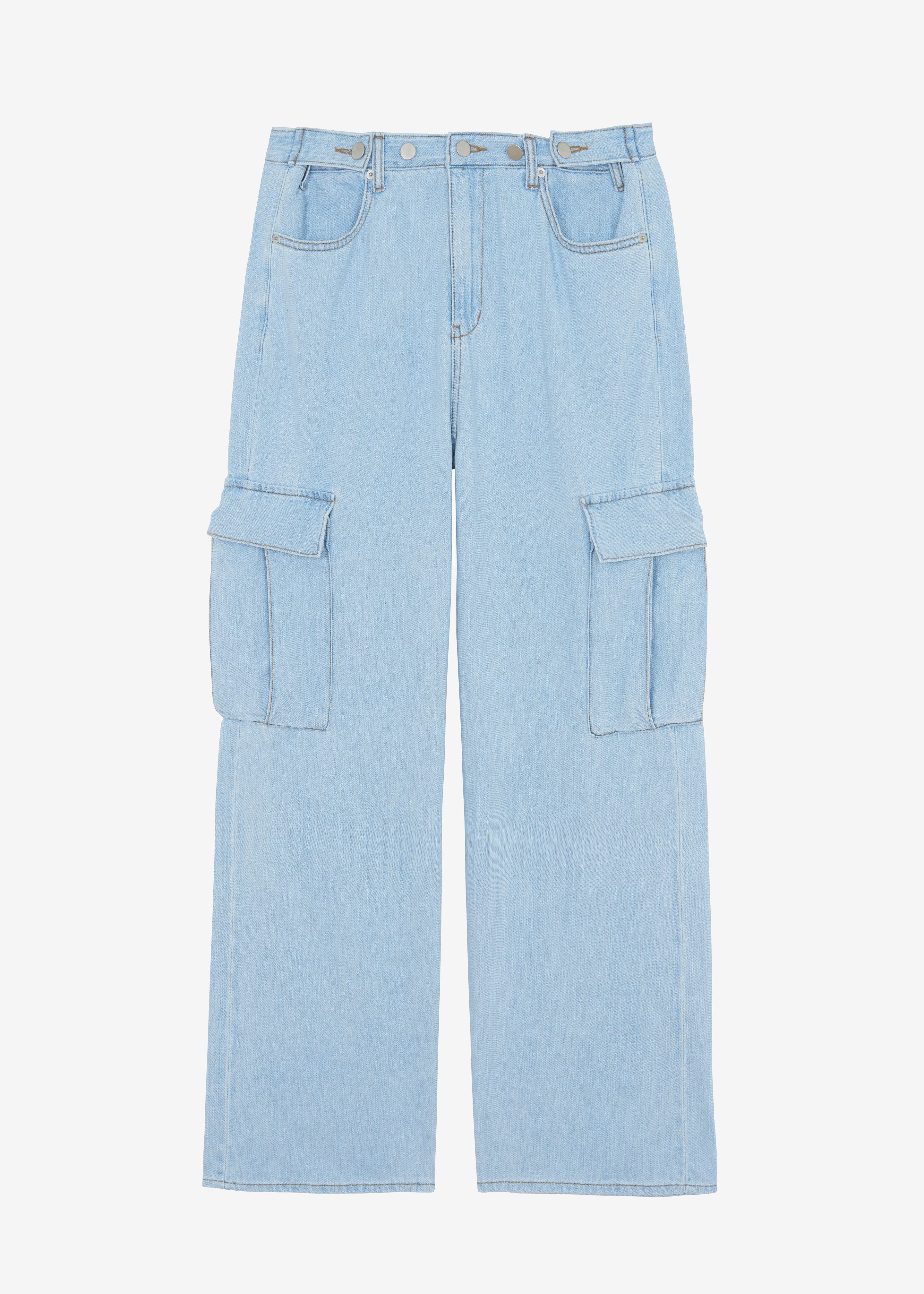 Tatum Cargo Jeans - Light Wash sold by Frankie Shop product image thumbnail 11