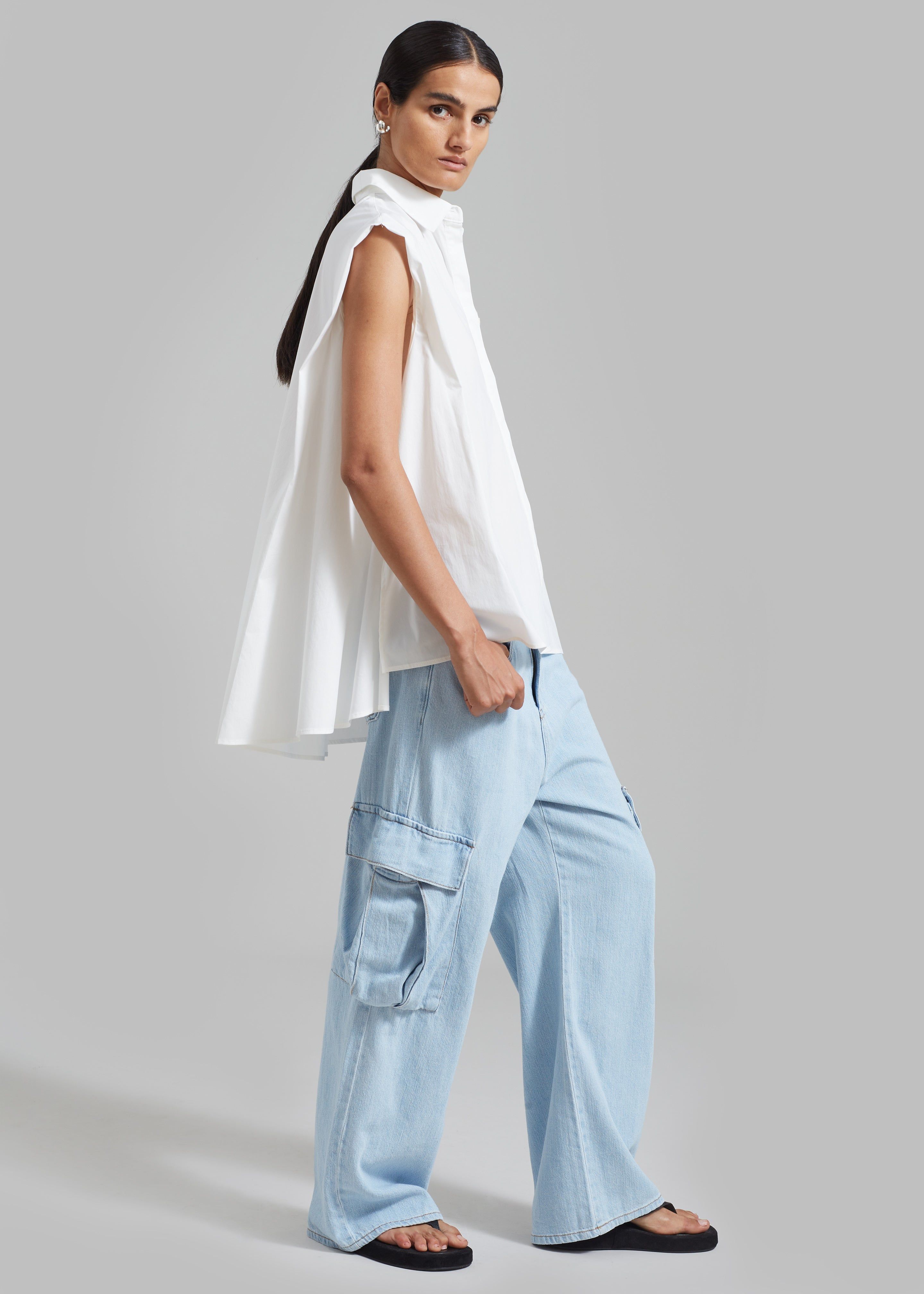 Tatum Cargo Jeans - Light Wash sold by Frankie Shop product image thumbnail 3