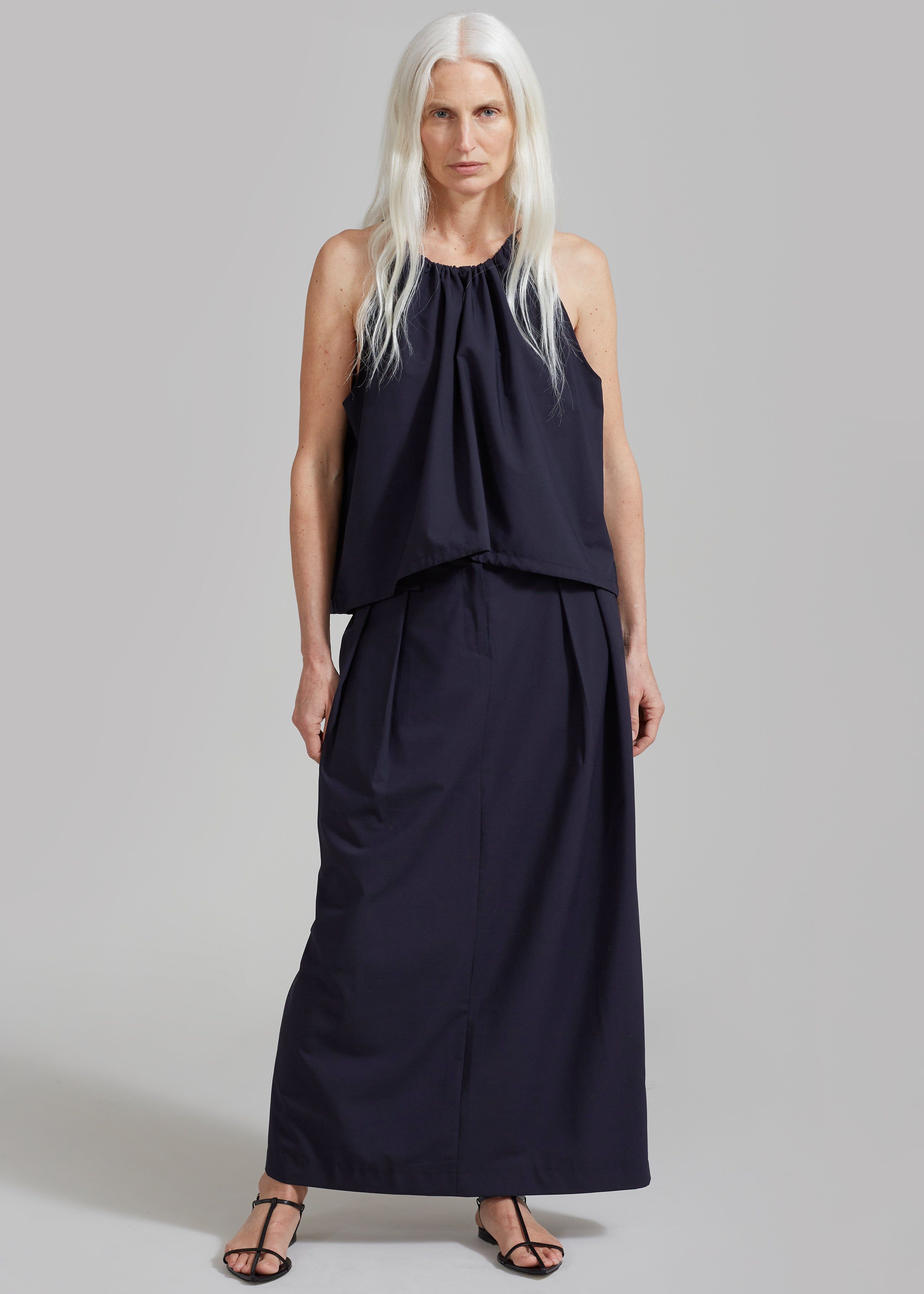 Leah Sleeveless Top - Navy sold by Frankie Shop product image thumbnail 4