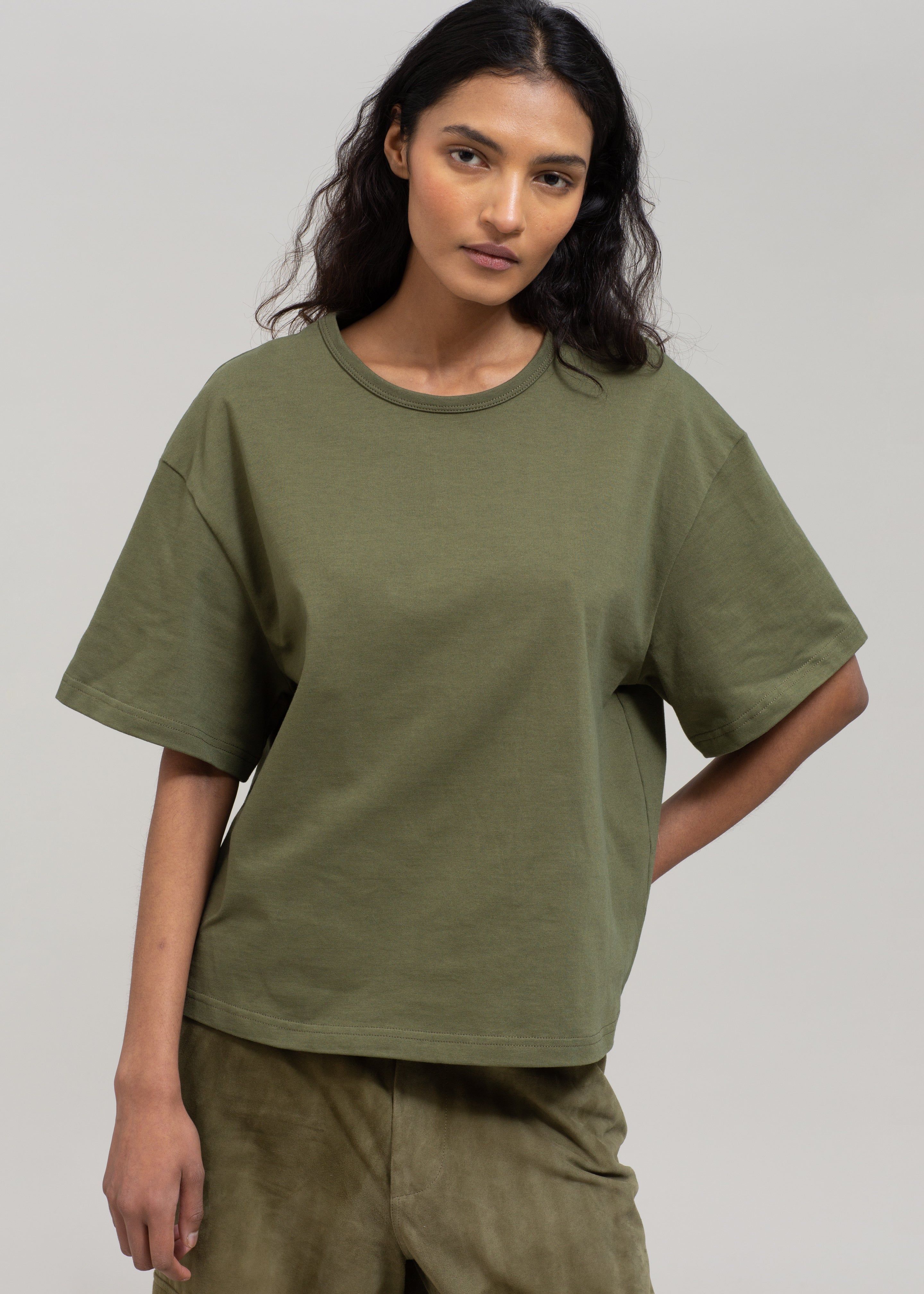 Matteau Circle Back Tee - Khaki sold by Frankie Shop product image thumbnail 3