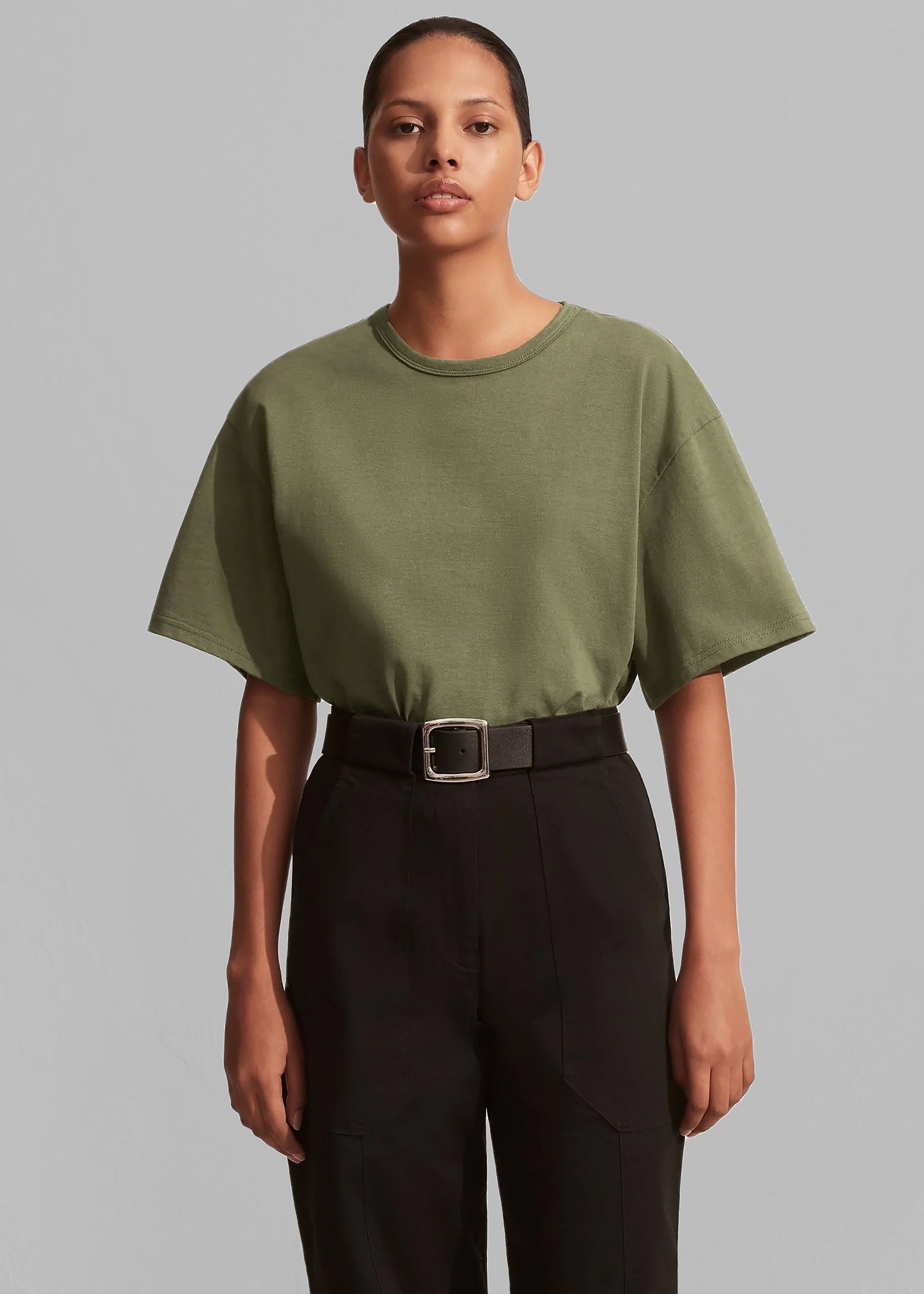 Matteau Circle Back Tee - Khaki sold by Frankie Shop product image thumbnail 4