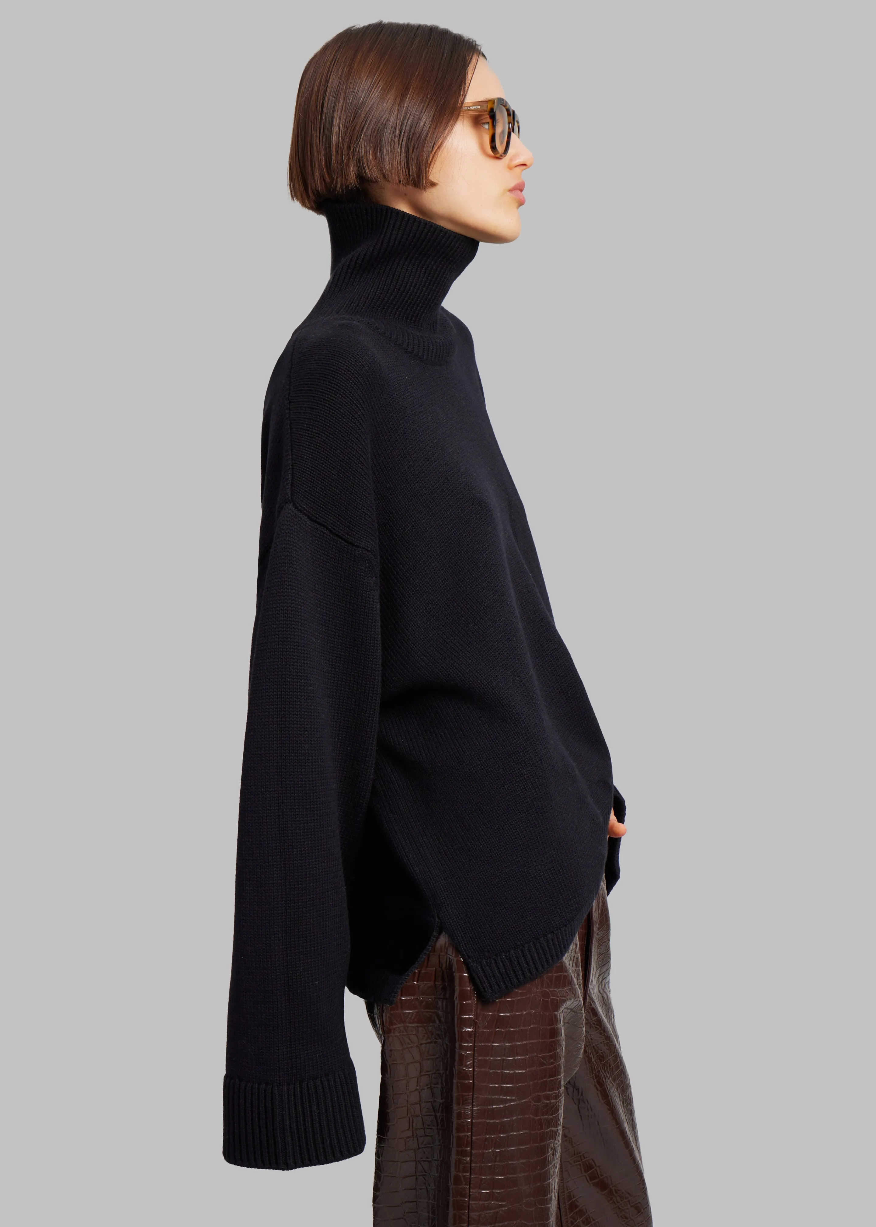 Rhea Trapeze Turtleneck - Black sold by Frankie Shop product image thumbnail 3