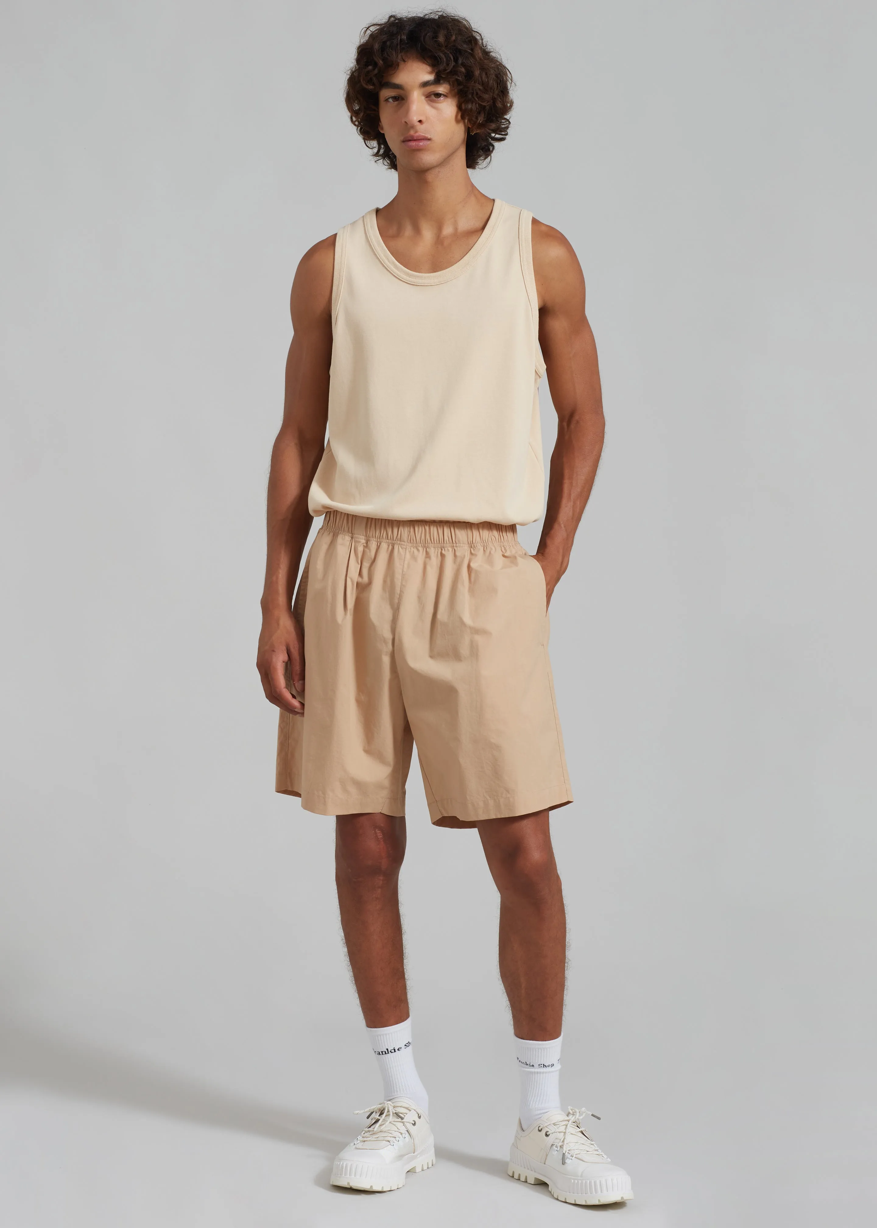 Matthias Boxer Bermuda Shorts - Latte sold by Frankie Shop product image thumbnail 2