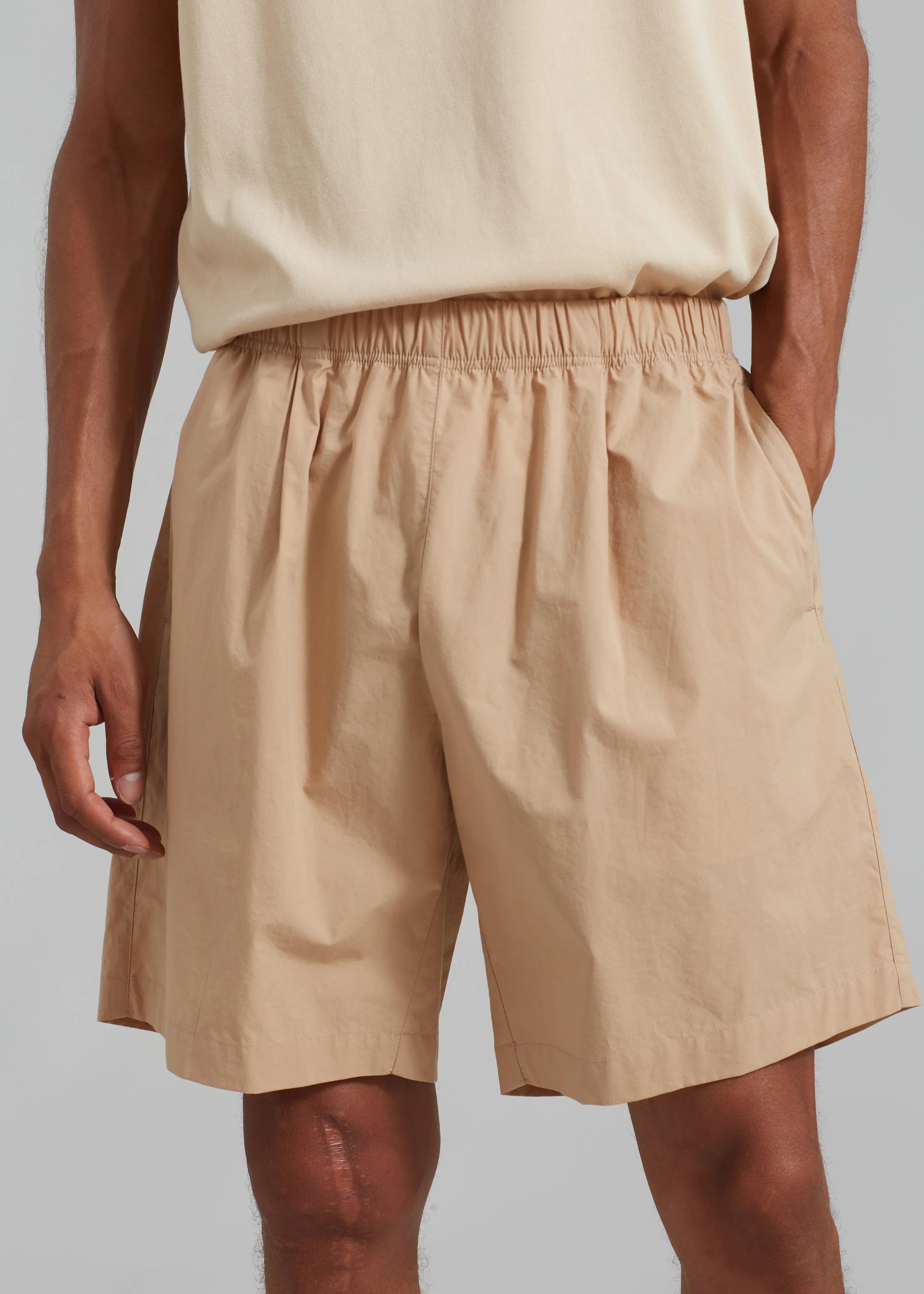 Matthias Boxer Bermuda Shorts - Latte sold by Frankie Shop product image thumbnail 4