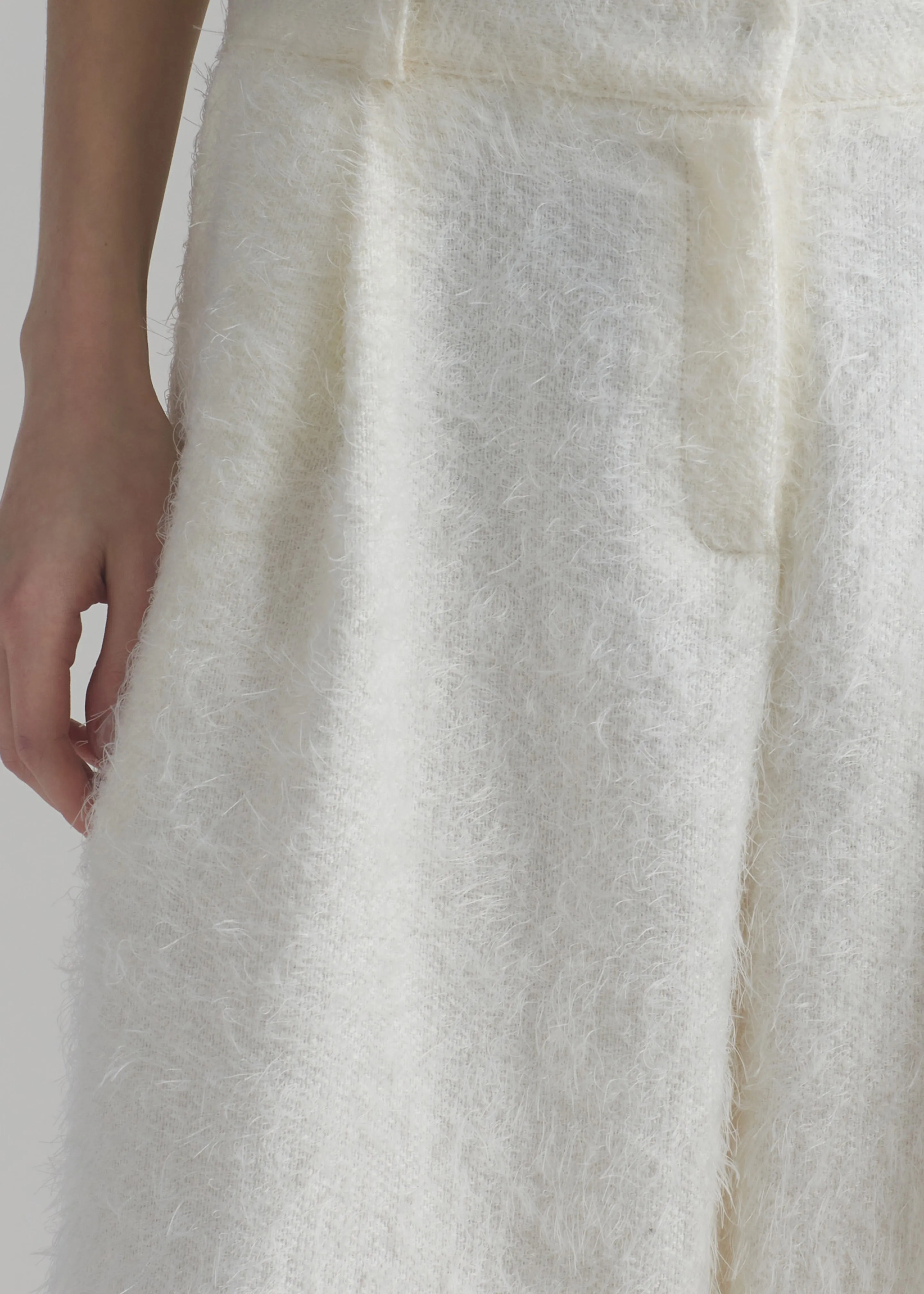 Millie Fluffy Pants - White sold by Frankie Shop product image thumbnail 3