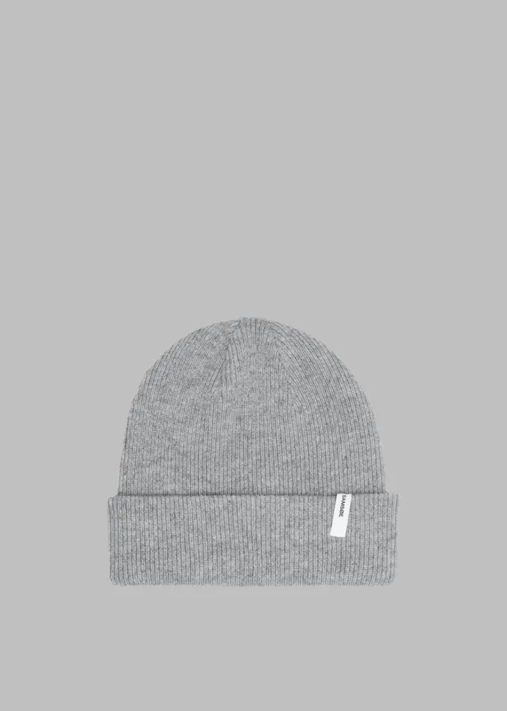Samsøe Samsøe The Beanie - Grey Melange sold by Frankie Shop