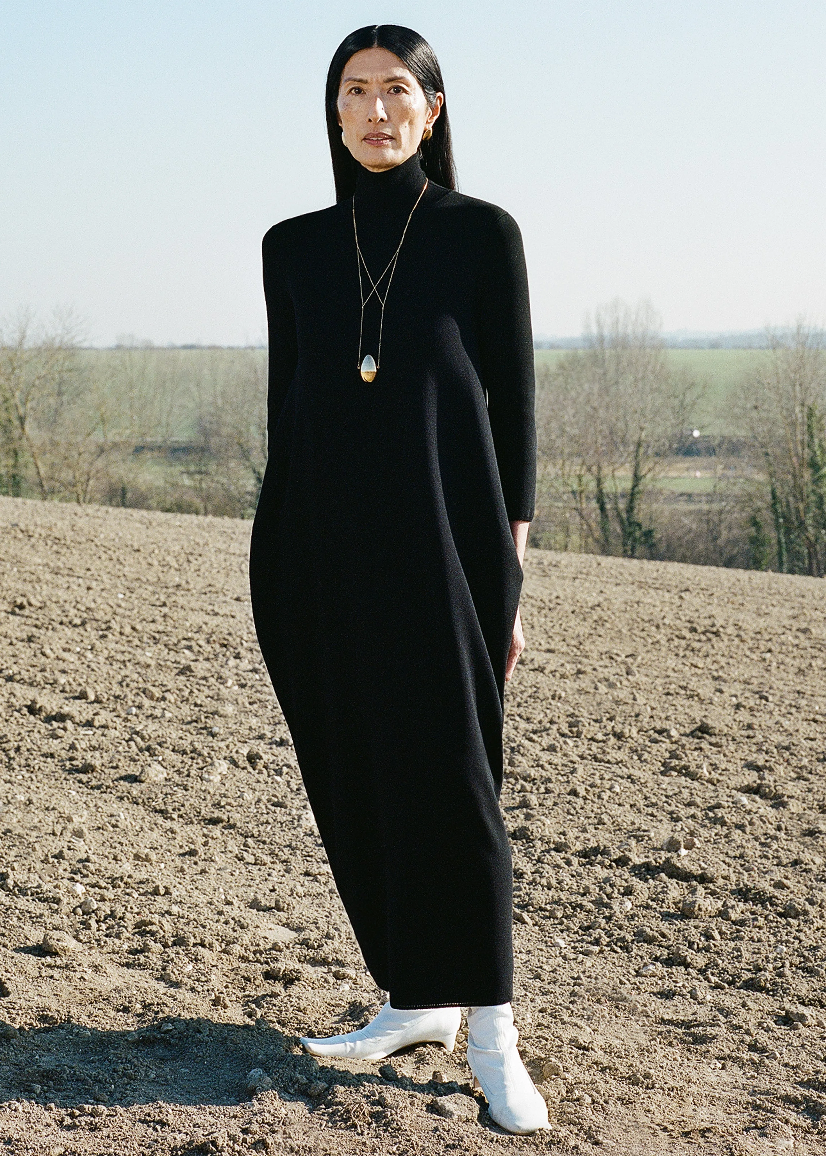 Bevza Egg Knitted Dress - Black sold by Frankie Shop