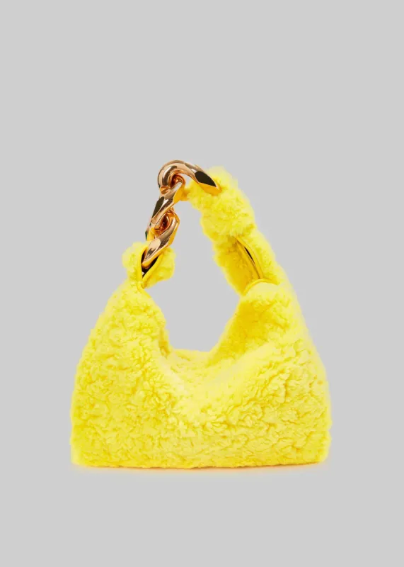JW Anderson Small Chain Hobo Bag - Yellow made by Frankie Shop