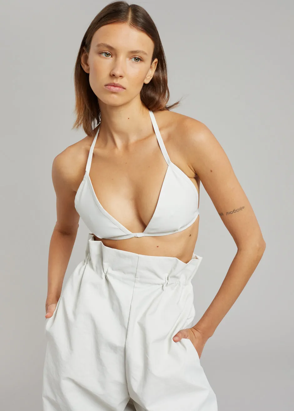 KASSL Edition Coated Bikini Top - White sold by Frankie Shop product image thumbnail 4