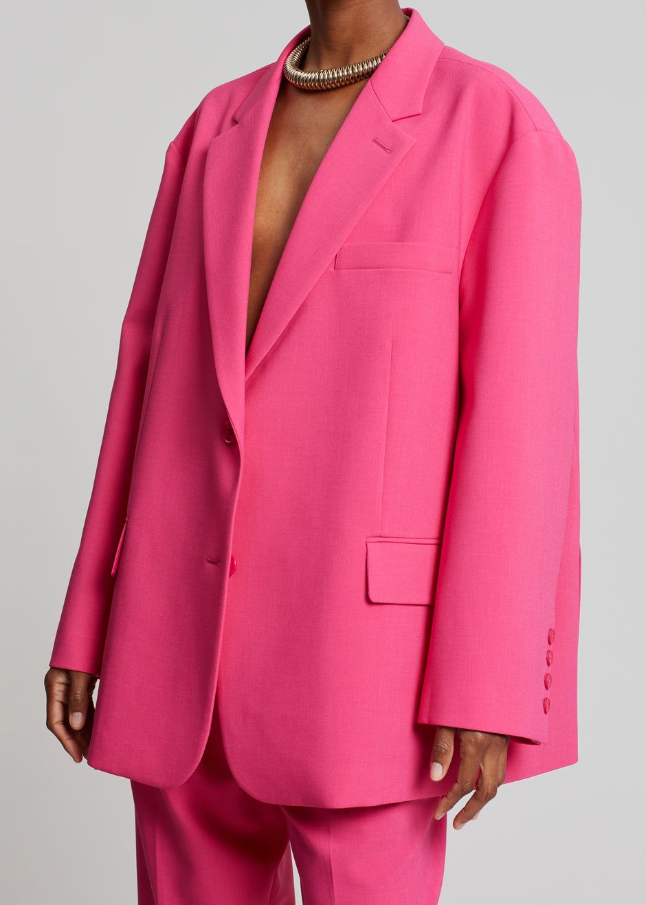 Bea Blazer - Fuchsia sold by Frankie Shop product image thumbnail 3