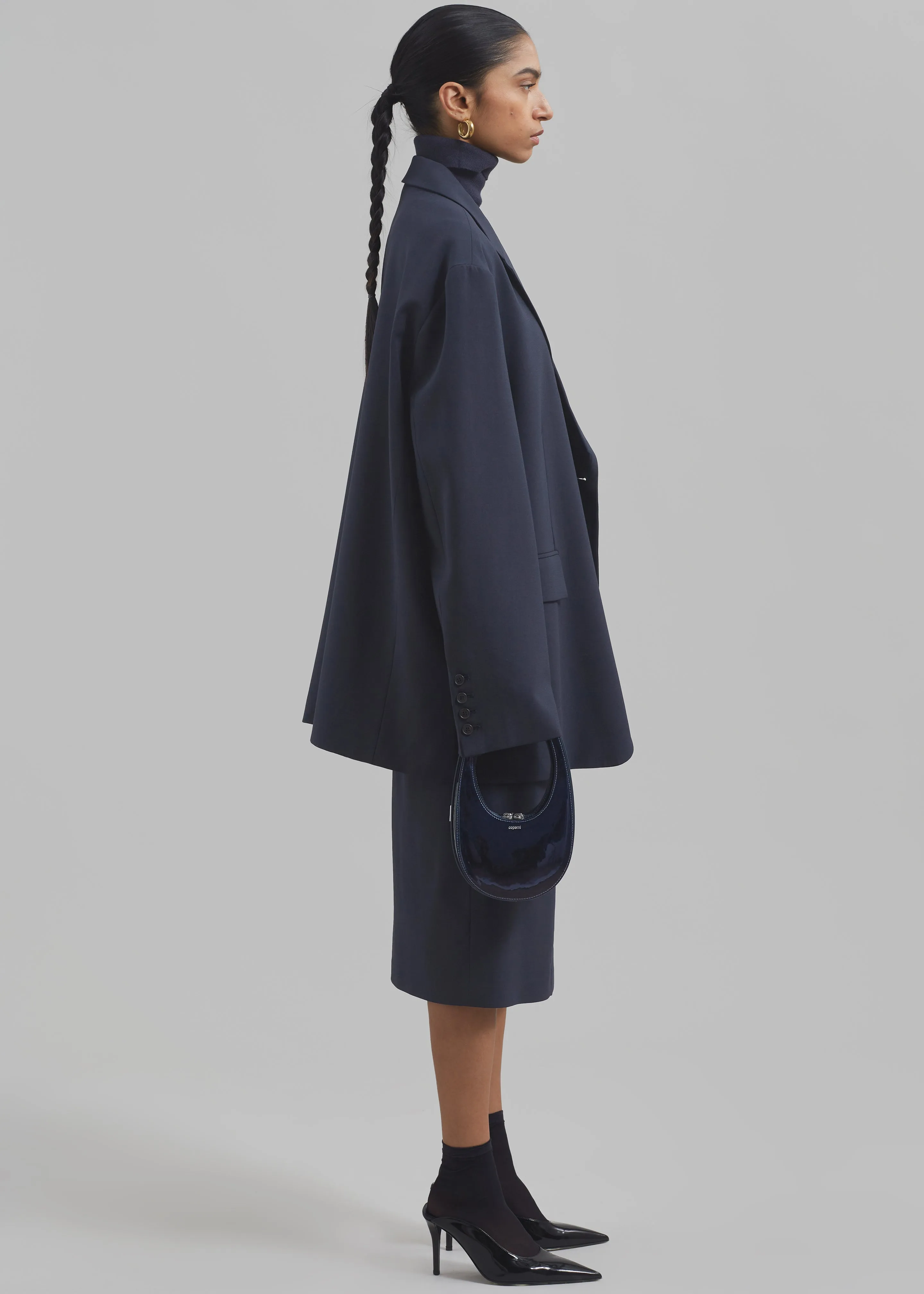 Brooklyn Blazer - Navy sold by Frankie Shop product image thumbnail 4
