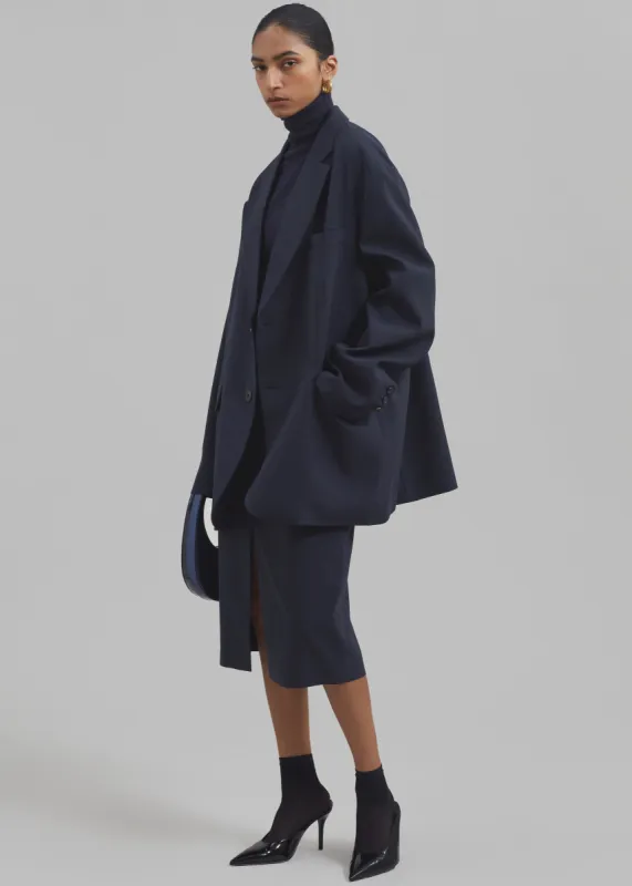 Brooklyn Blazer - Navy sold by Frankie Shop