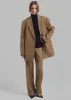 Alana Boxy Blazer - Brown sold by Frankie Shop