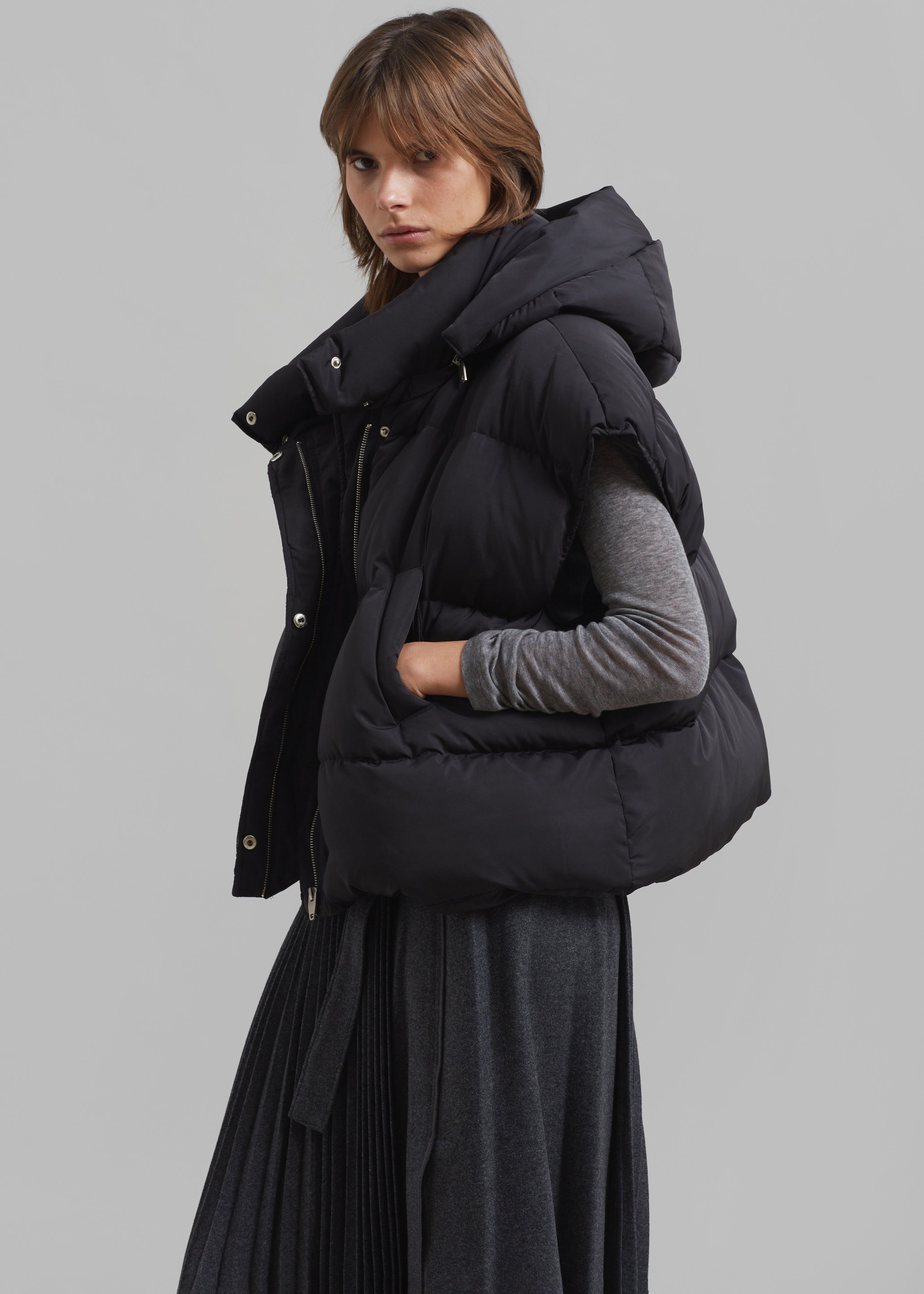 Marla Puffer Vest - Black sold by Frankie Shop product image thumbnail 2