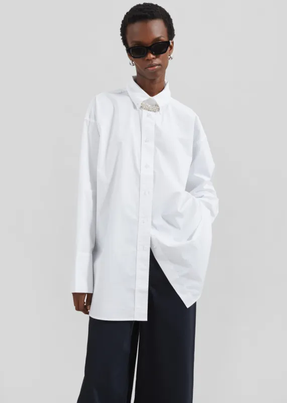 Remain Oversized Shirt - Bright White sold by Frankie Shop